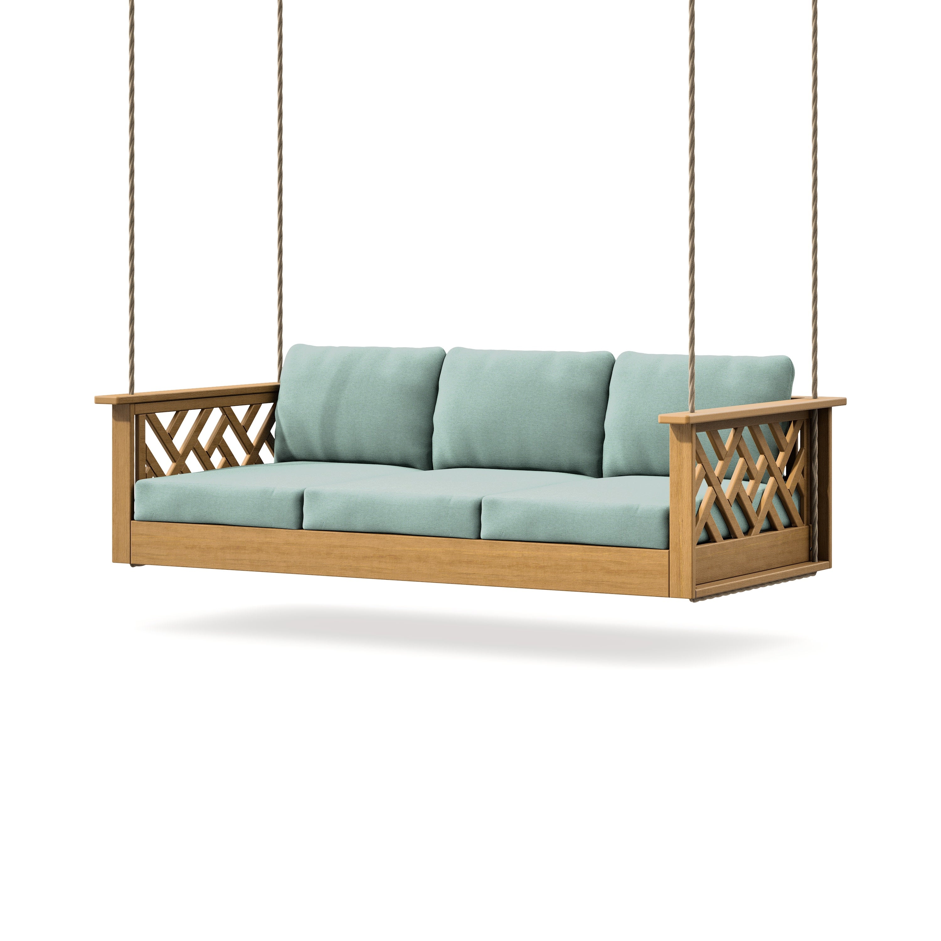 Chippendale Daybed Swing in Natural / Glacier Spa