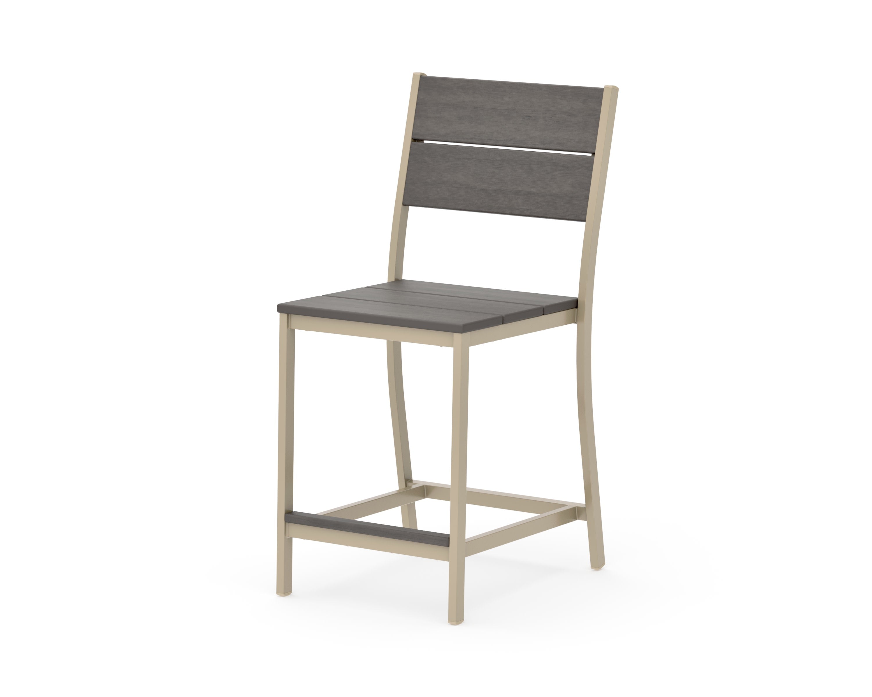 Main Street Counter Side Chair in Sand / Driftwood