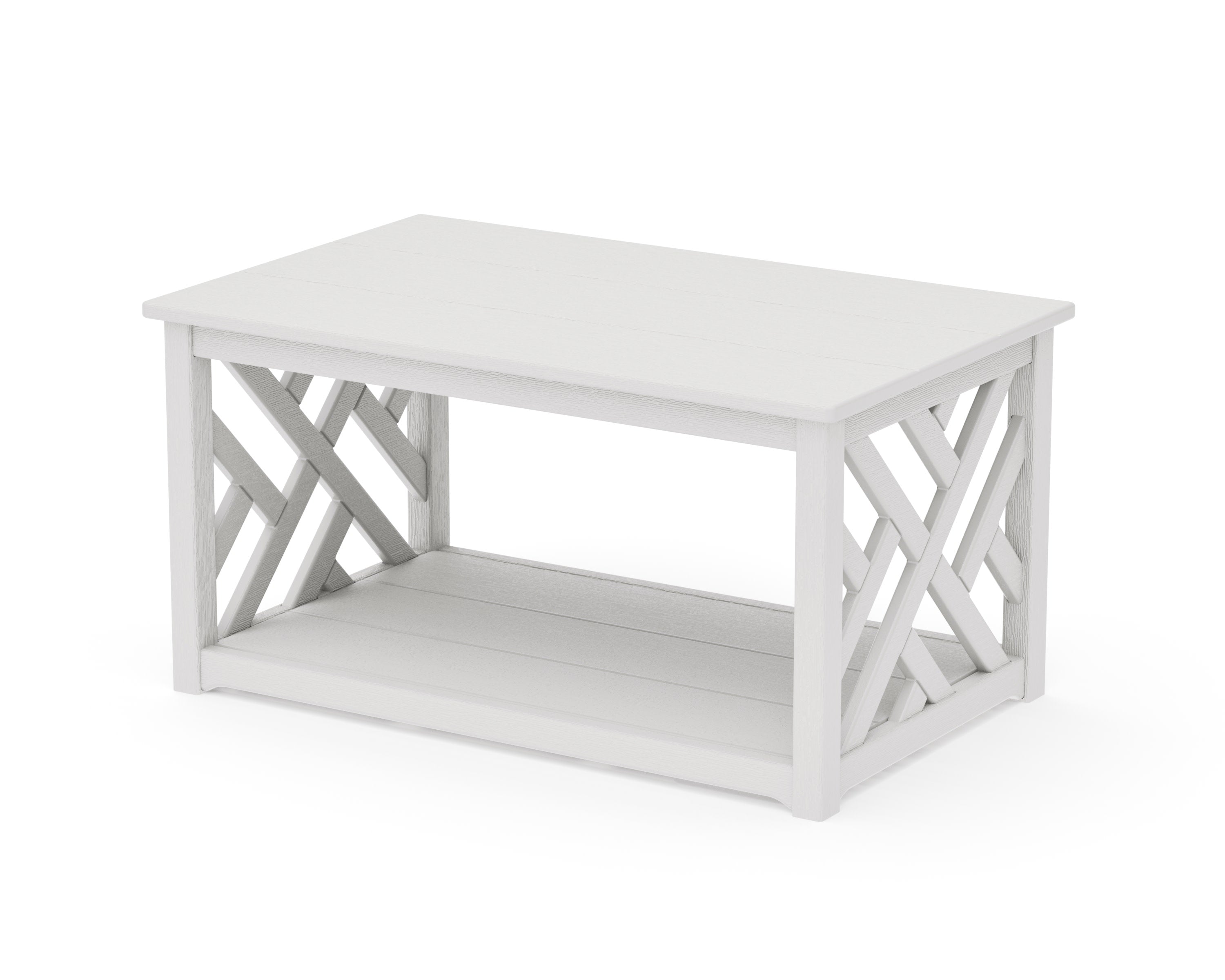 Chippendale Coffee Table in Vintage White