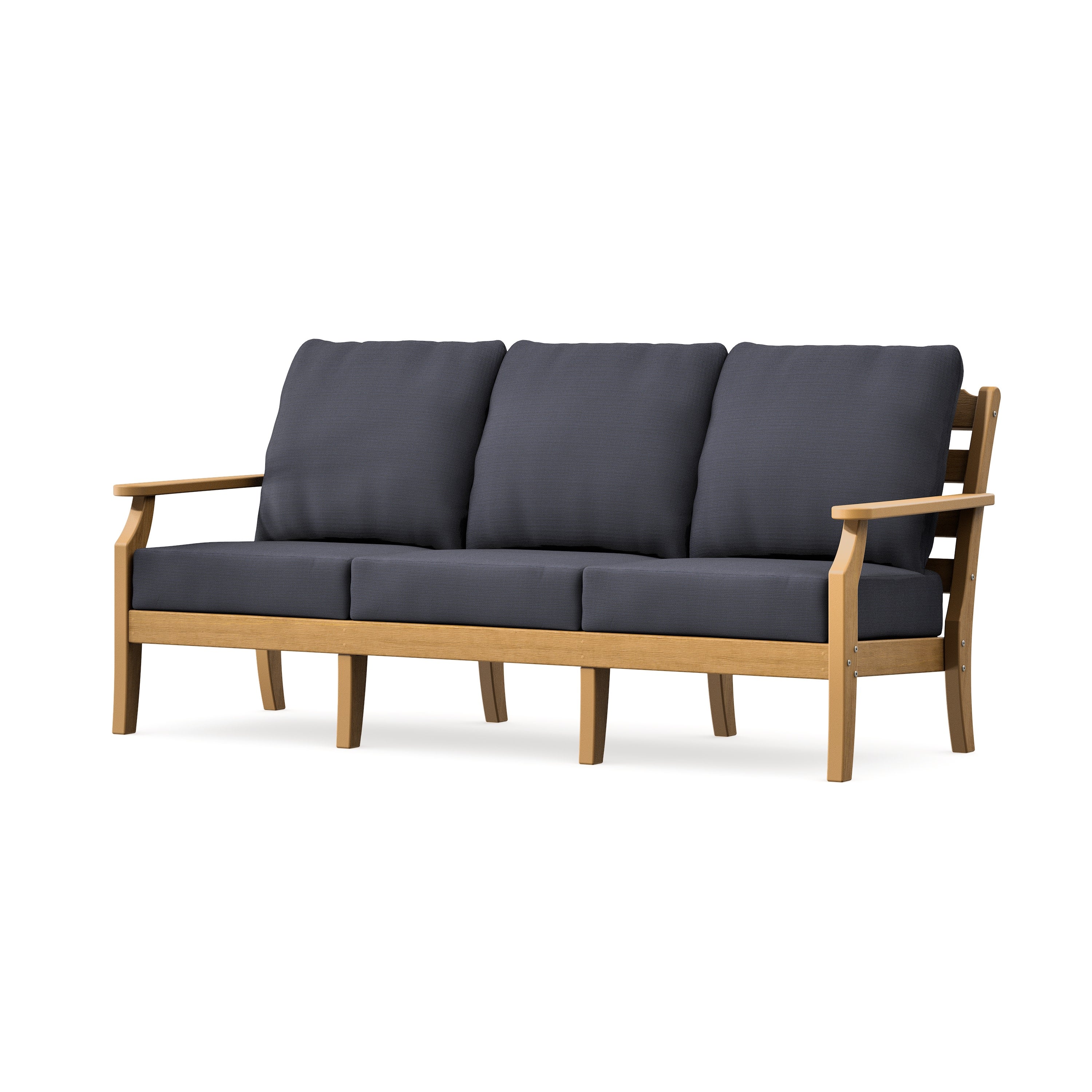 Savannah Deep Seating Sofa in Natural / Midnight Linen