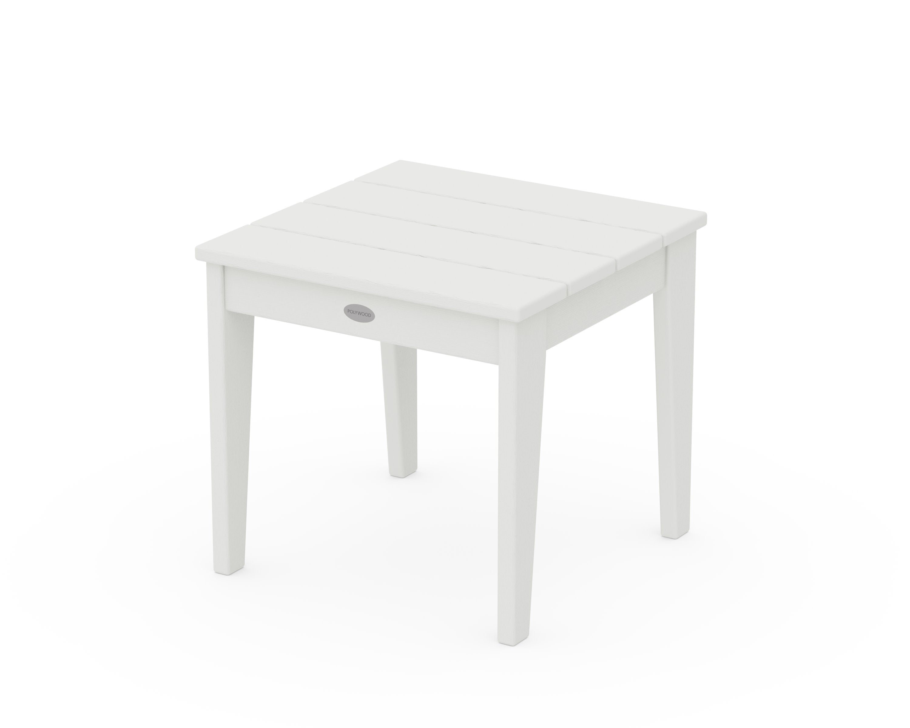 Newport 18" Side Table in Vintage White