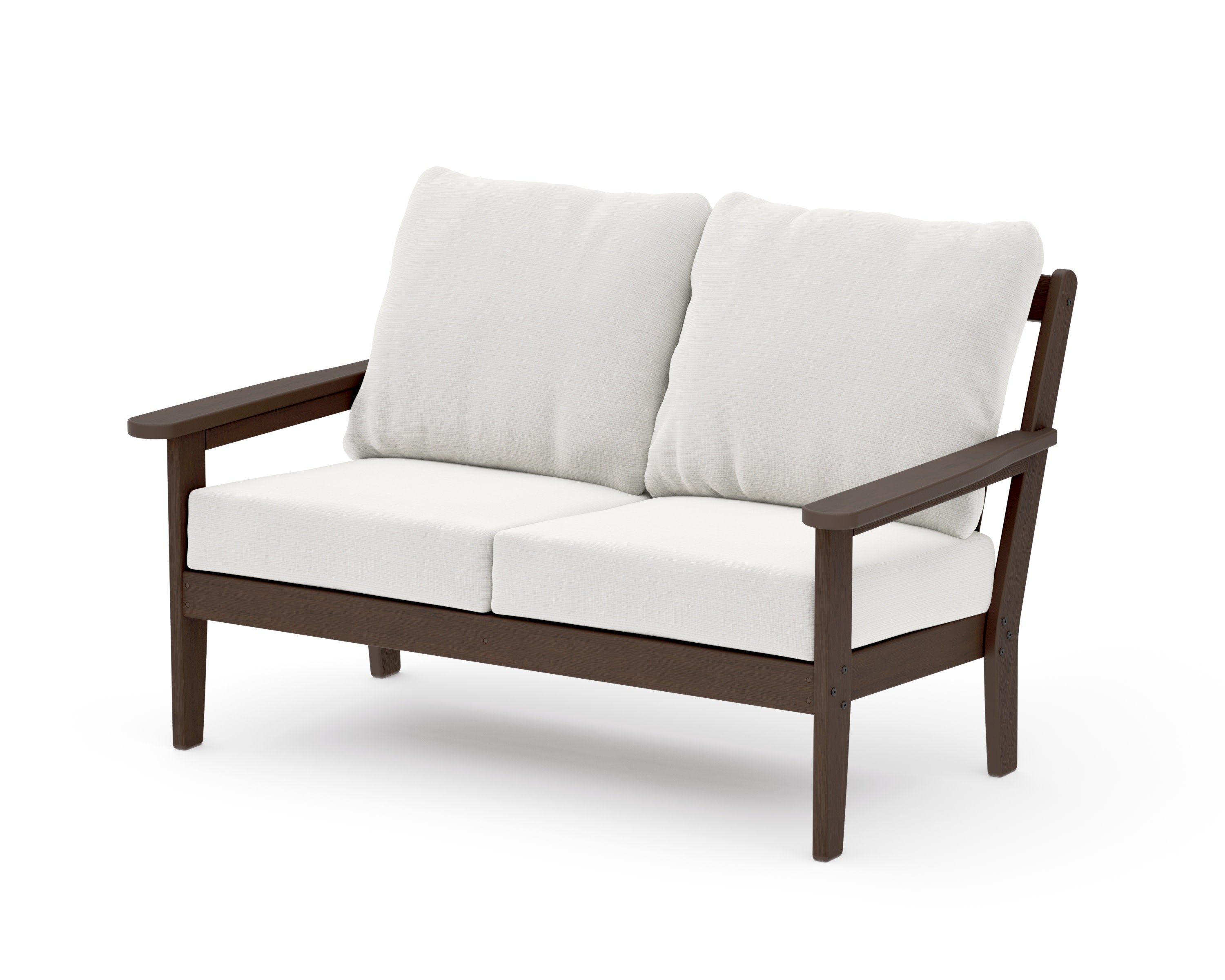 Cottage Deep Seating Loveseat in Kona / Natural Linen