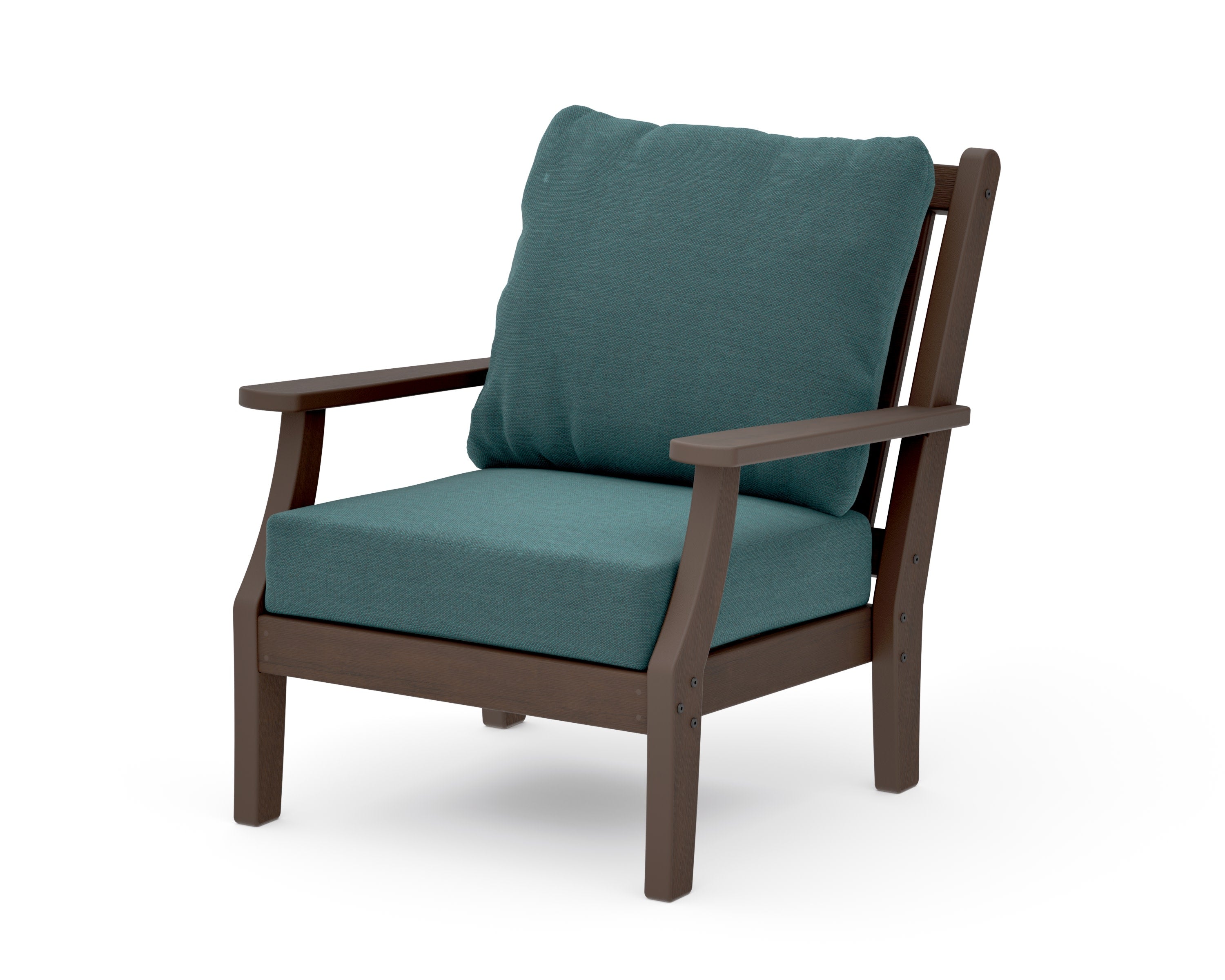 Wovendale Deep Seating Chair in Kona / Ocean Teal