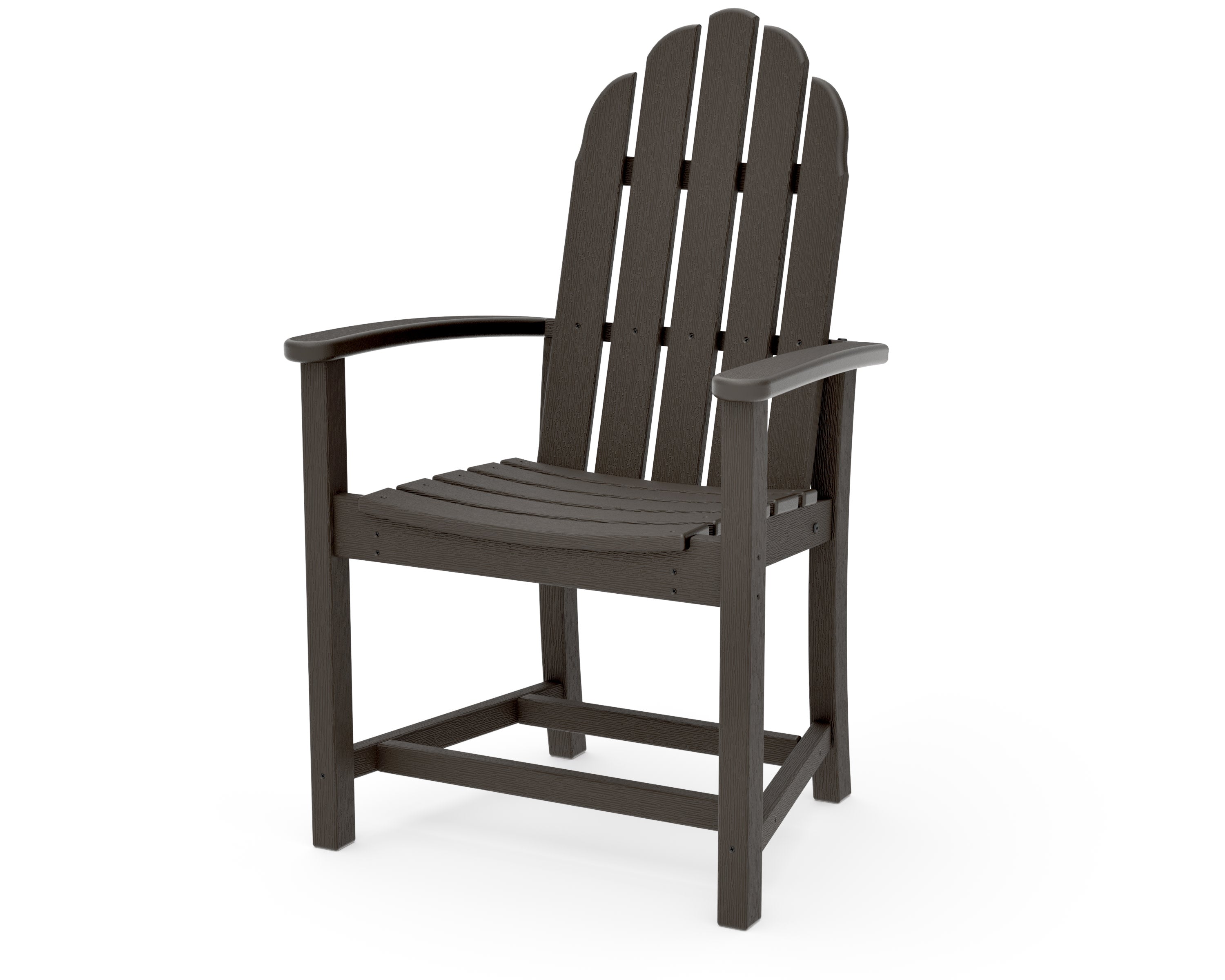Classic Adirondack Dining Chair in Vintage Coffee