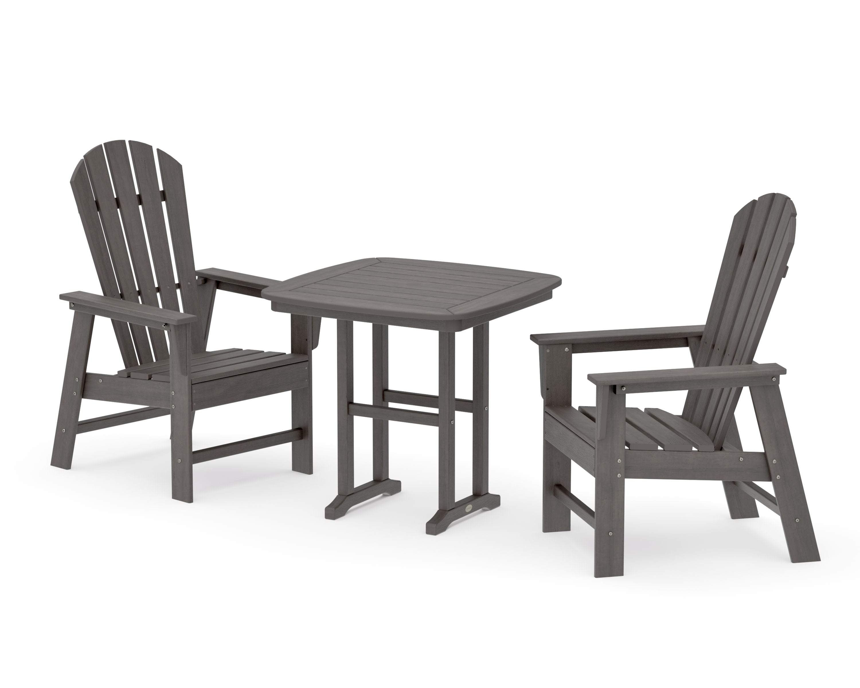 South Beach 3-Piece Dining Set in Driftwood