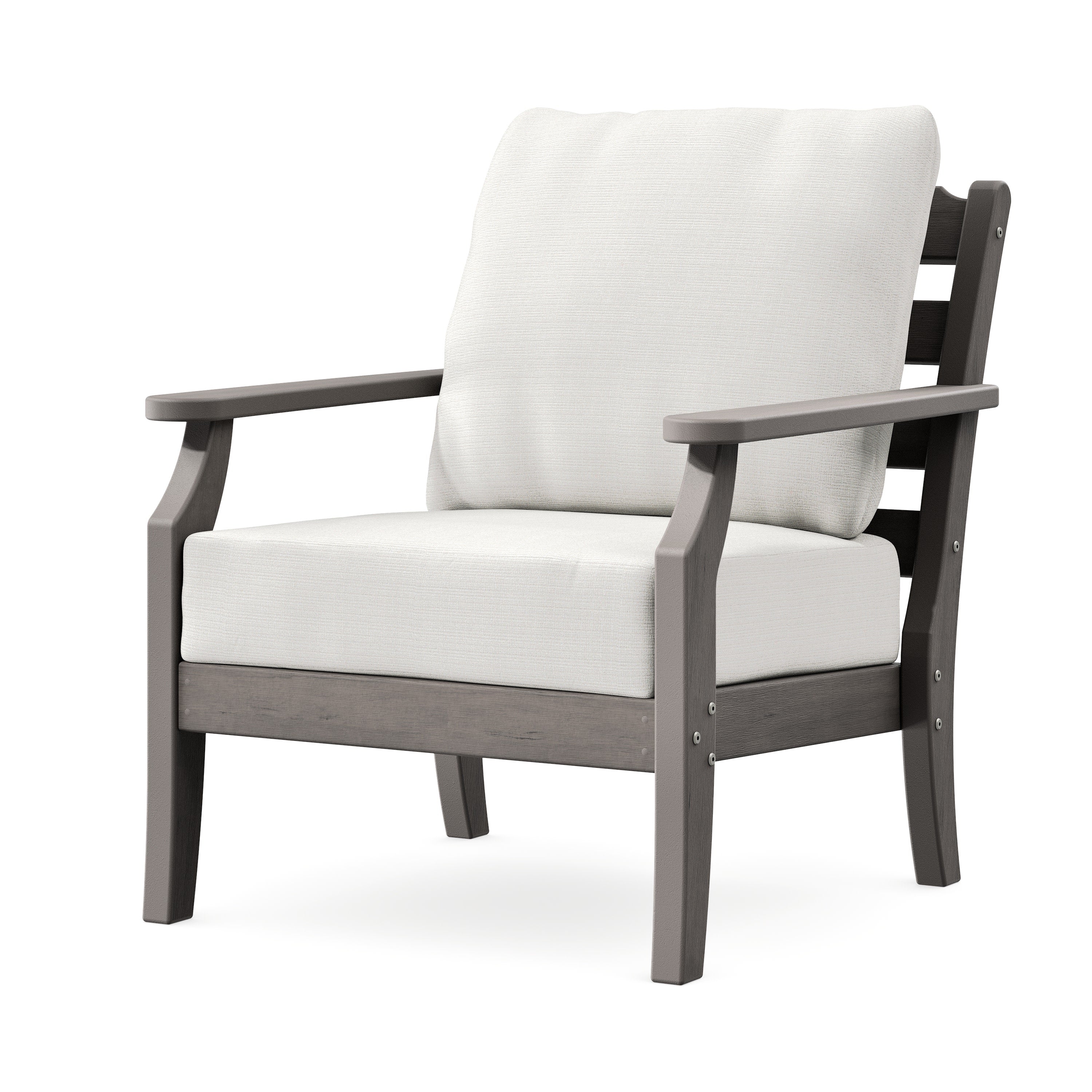 Savannah Deep Seating Chair in Driftwood / Natural Linen