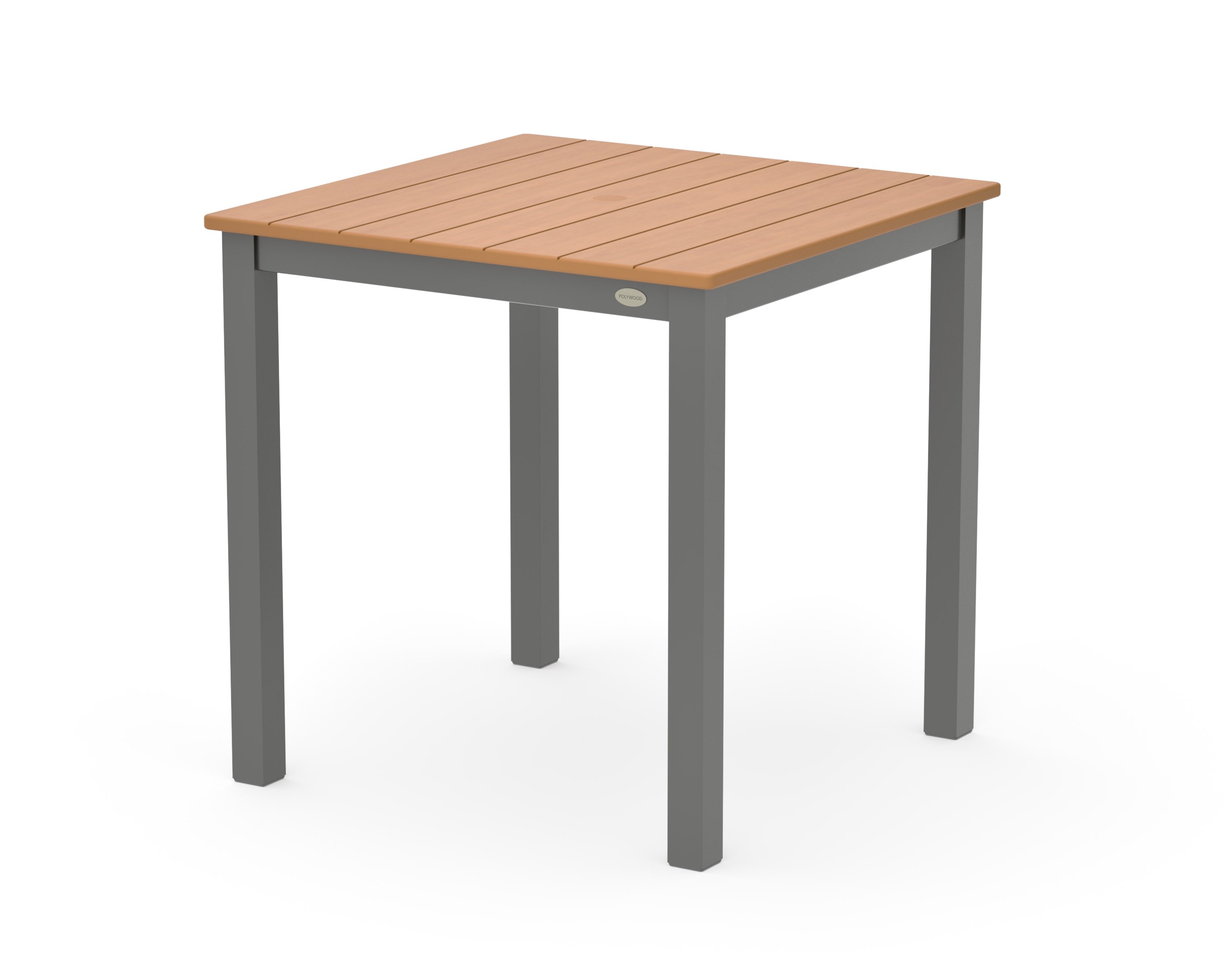 Main Street 30 x 30 Dining Table in Charcoal / Natural
