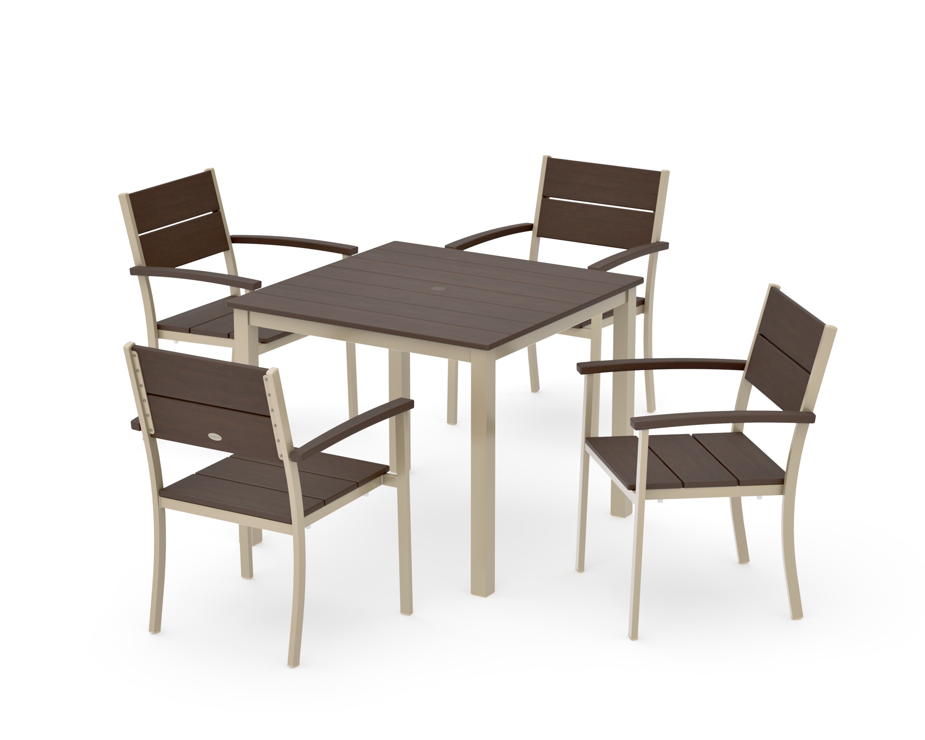 Main Street 5-Piece Dining Set in Sand / Kona