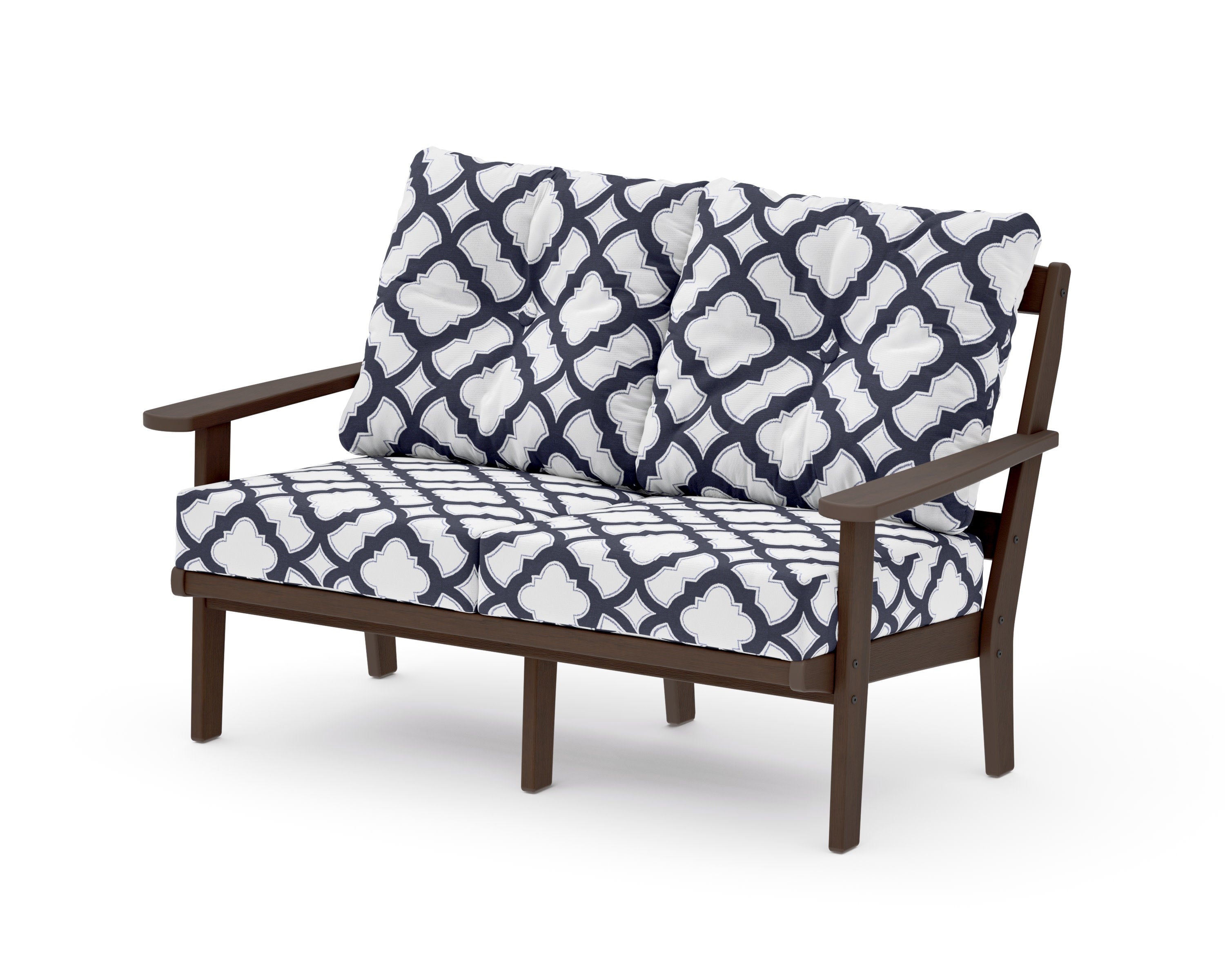 Mission Deep SeatingLoveseat in Kona / Trellis Navy