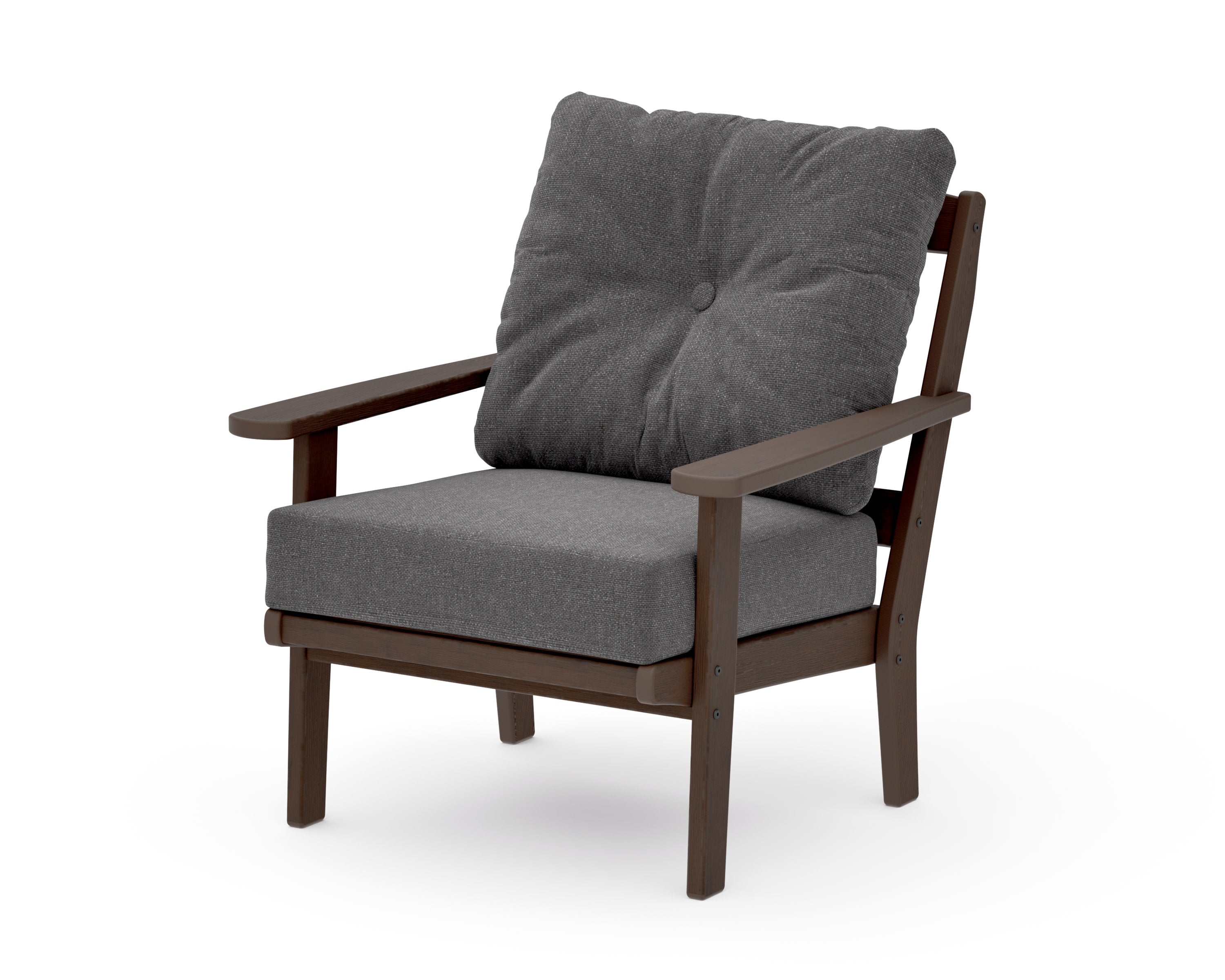 Mission Deep Seating Chair in Kona / Ash Charcoal