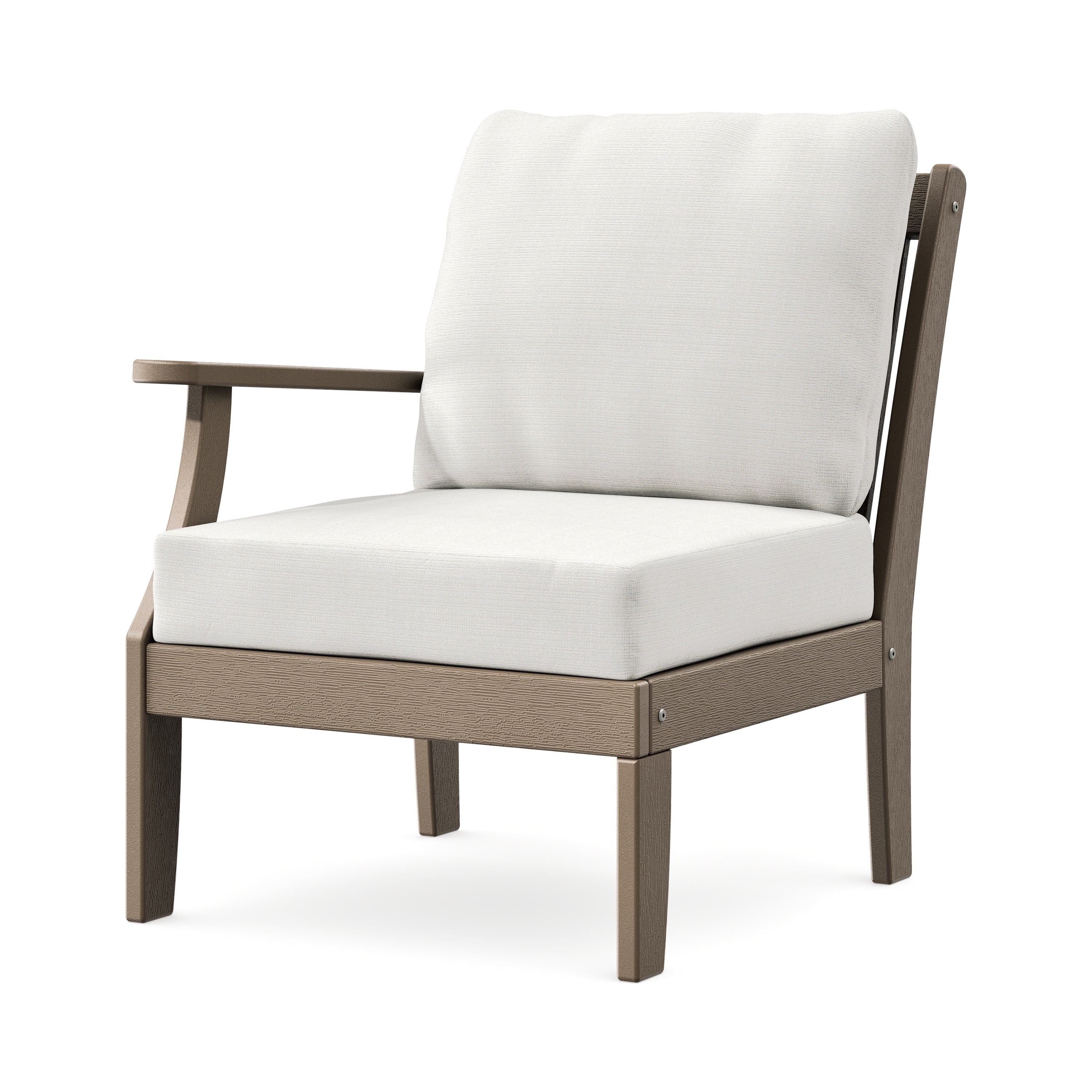 Braxton Modular Left Arm Chair in Vintage Sahara / Natural Linen