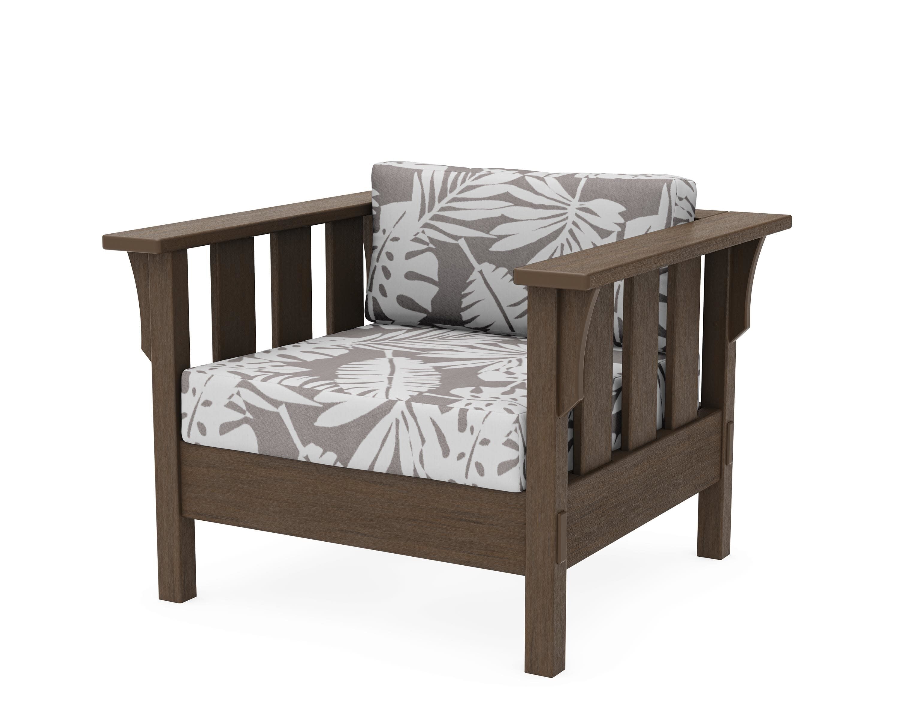 Acadia Deep Seating Chair in Kona / Leaf Grey Mist