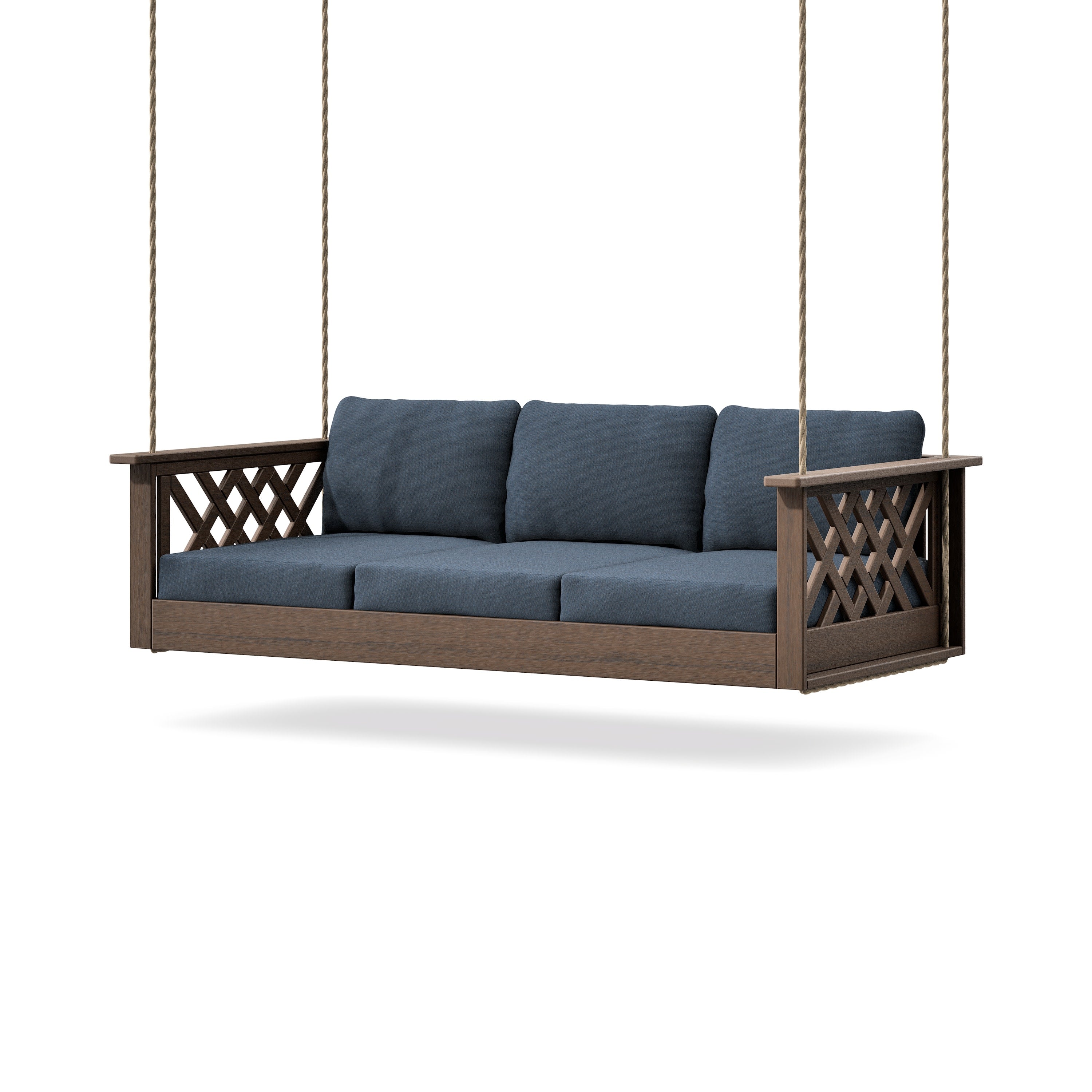 Wovendale Daybed Swing in Kona / Marine Indigo