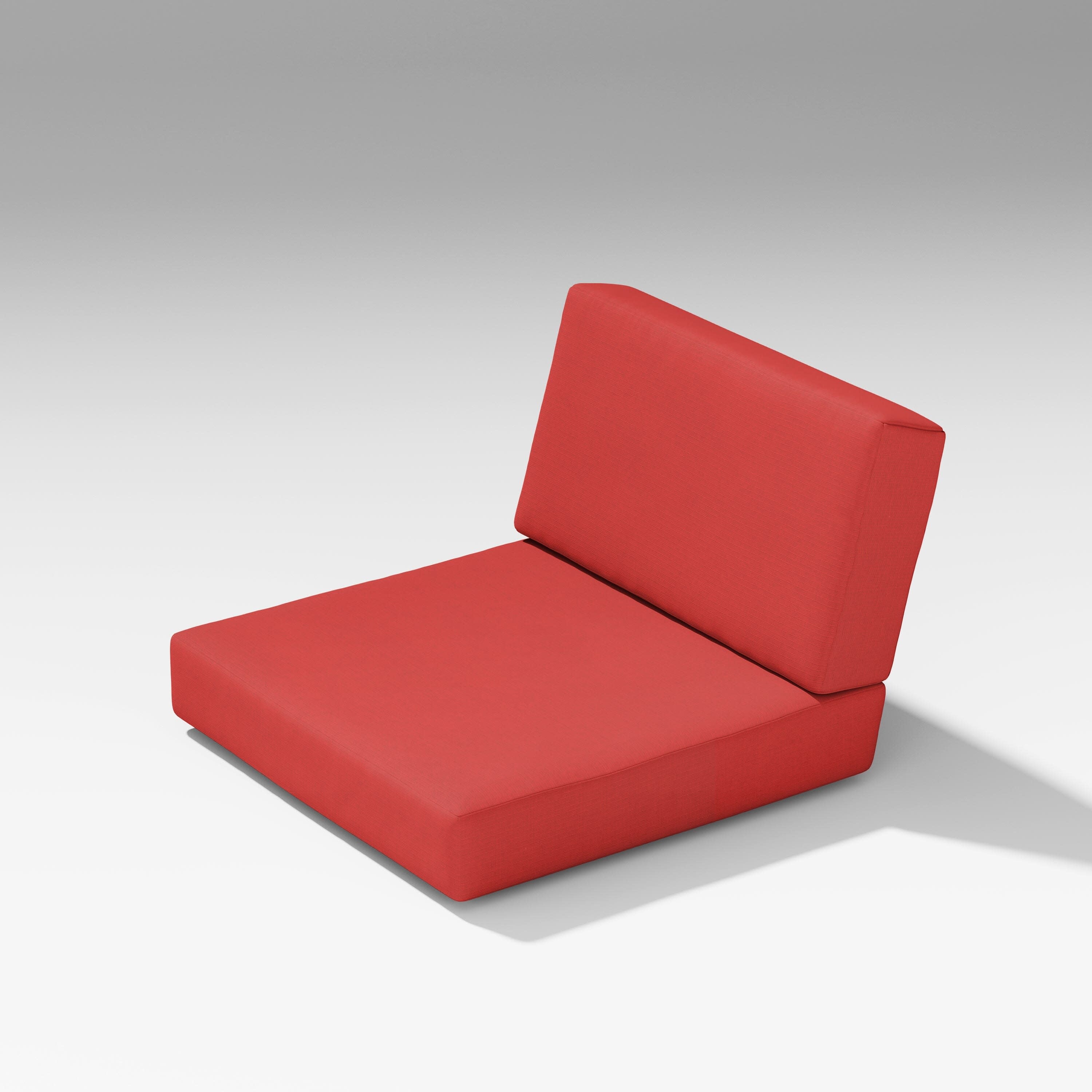 Latitude Modular Seat/Back Cushions in Crimson Linen