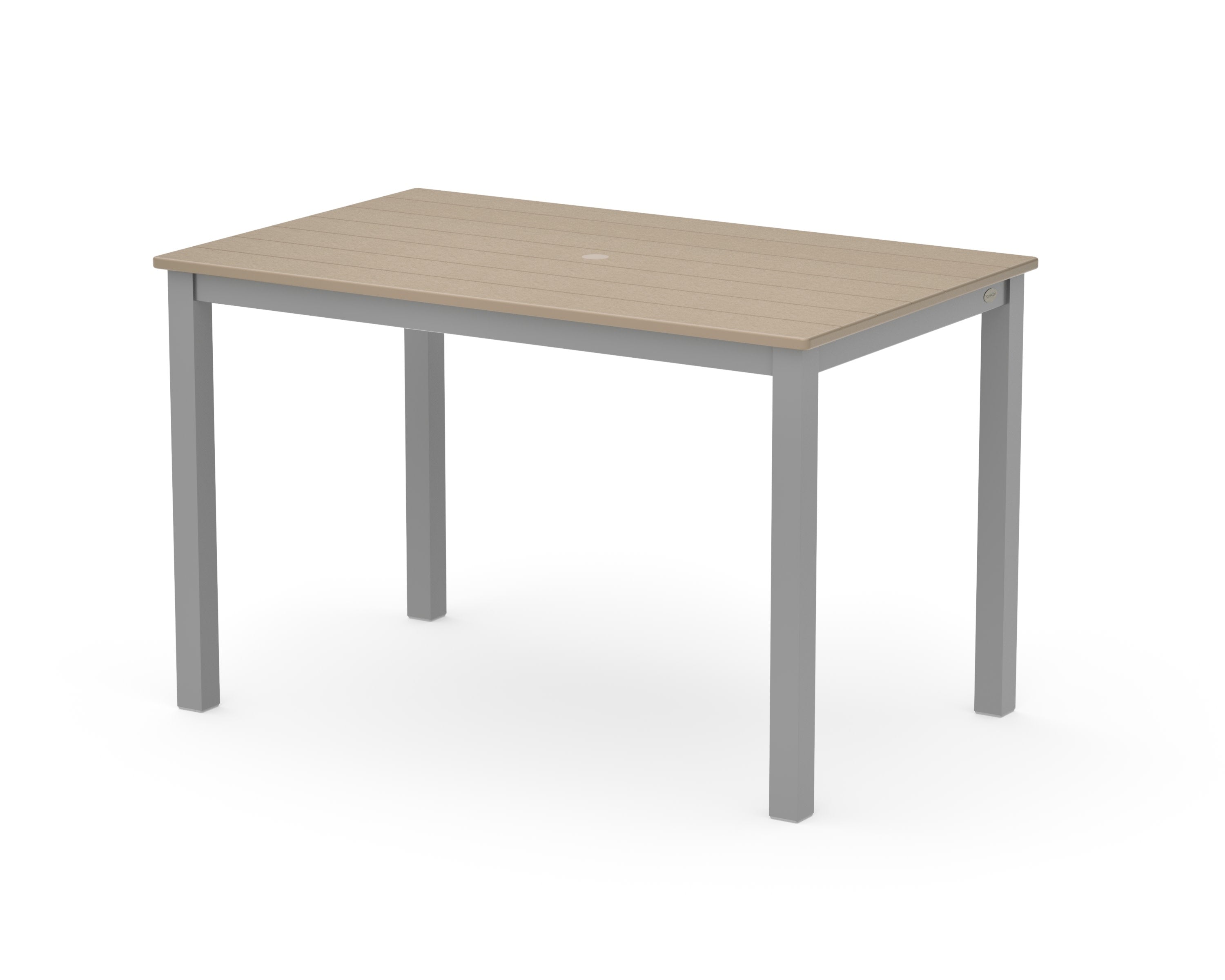 Main Street 30 x 48 Dining Table in Silver / Vintage Sahara