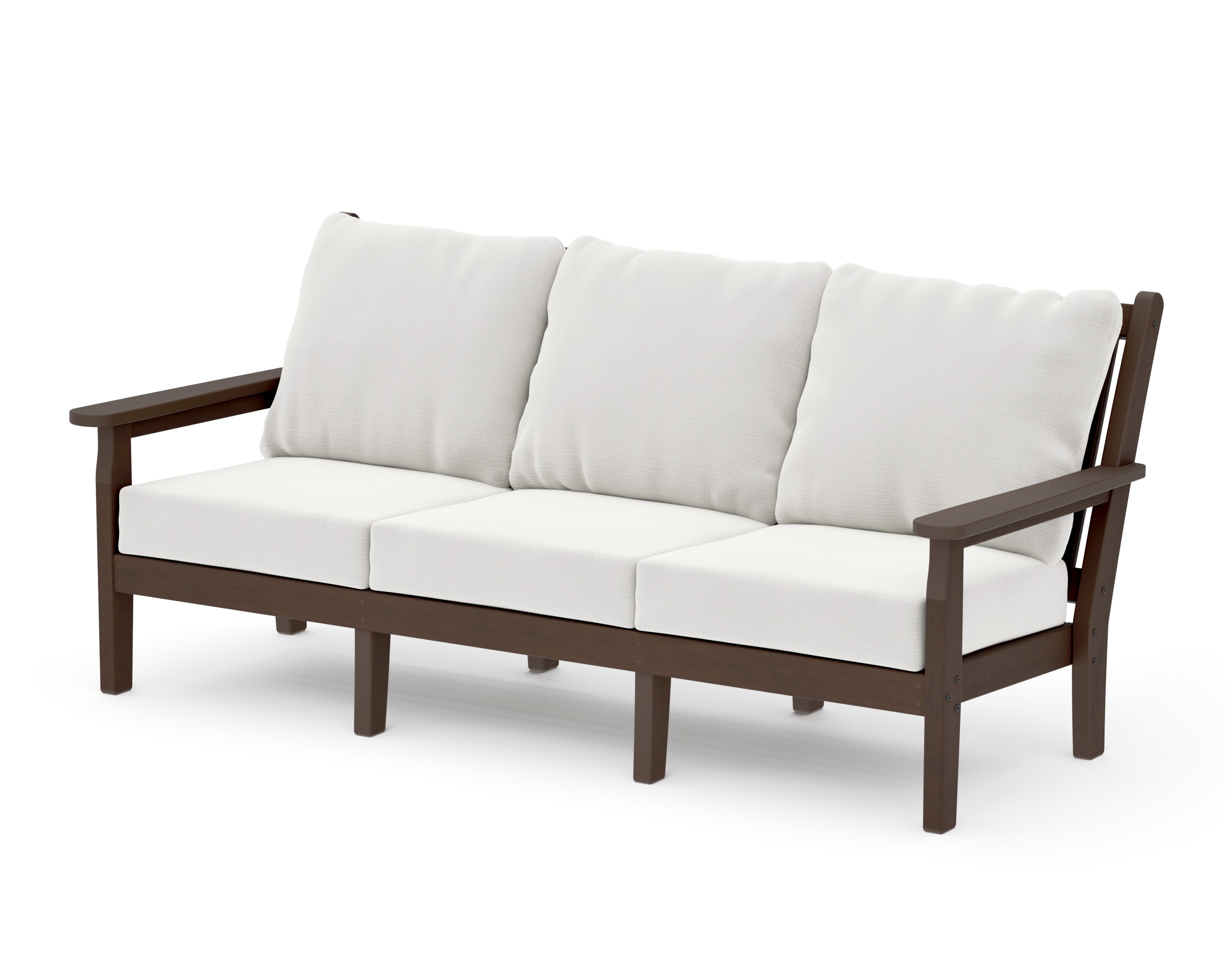 Chippendale Deep Seating Sofa in Kona / Natural Linen