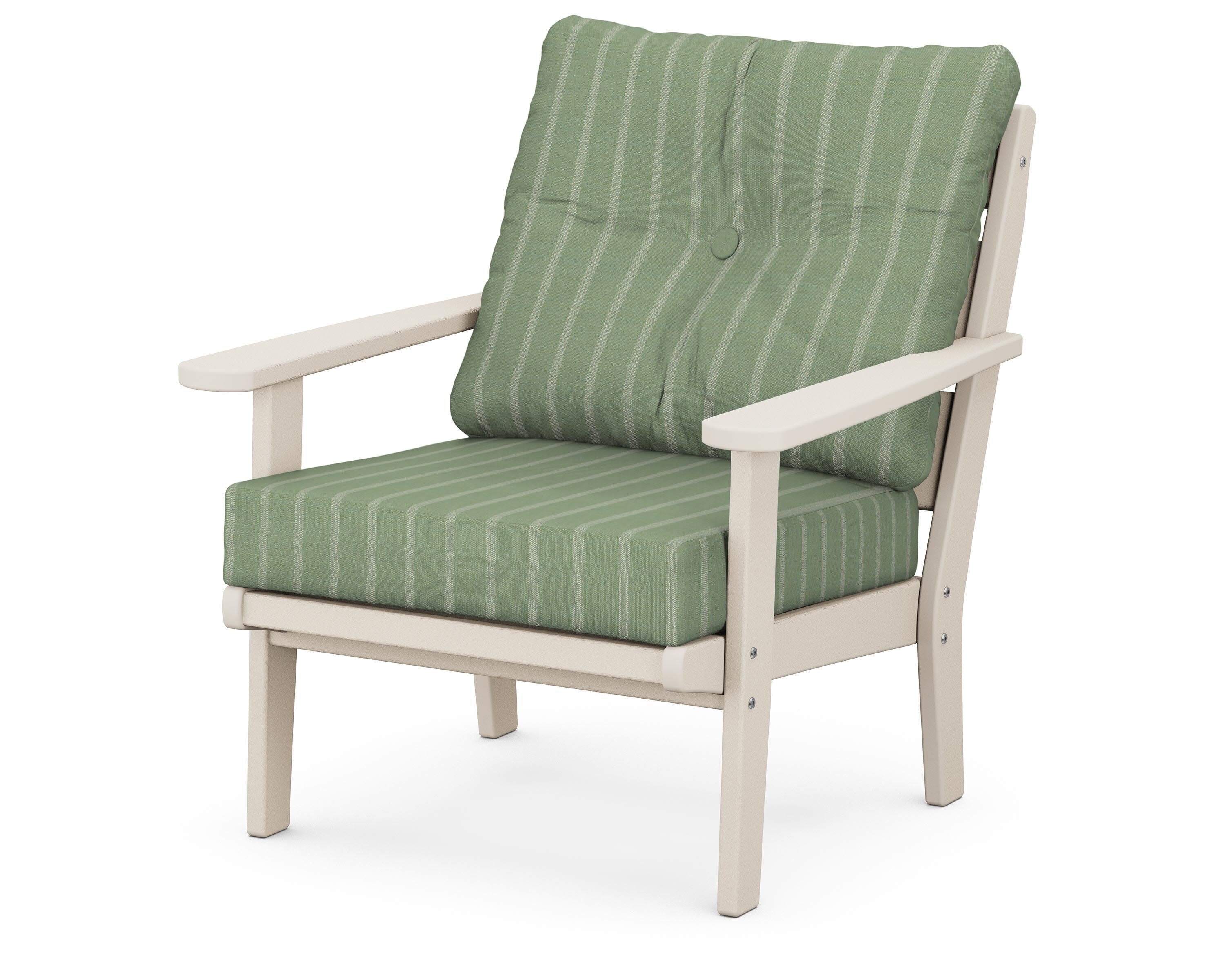 Lakeside Deep Seating Chair in Sand / Unwind Rainwashed
