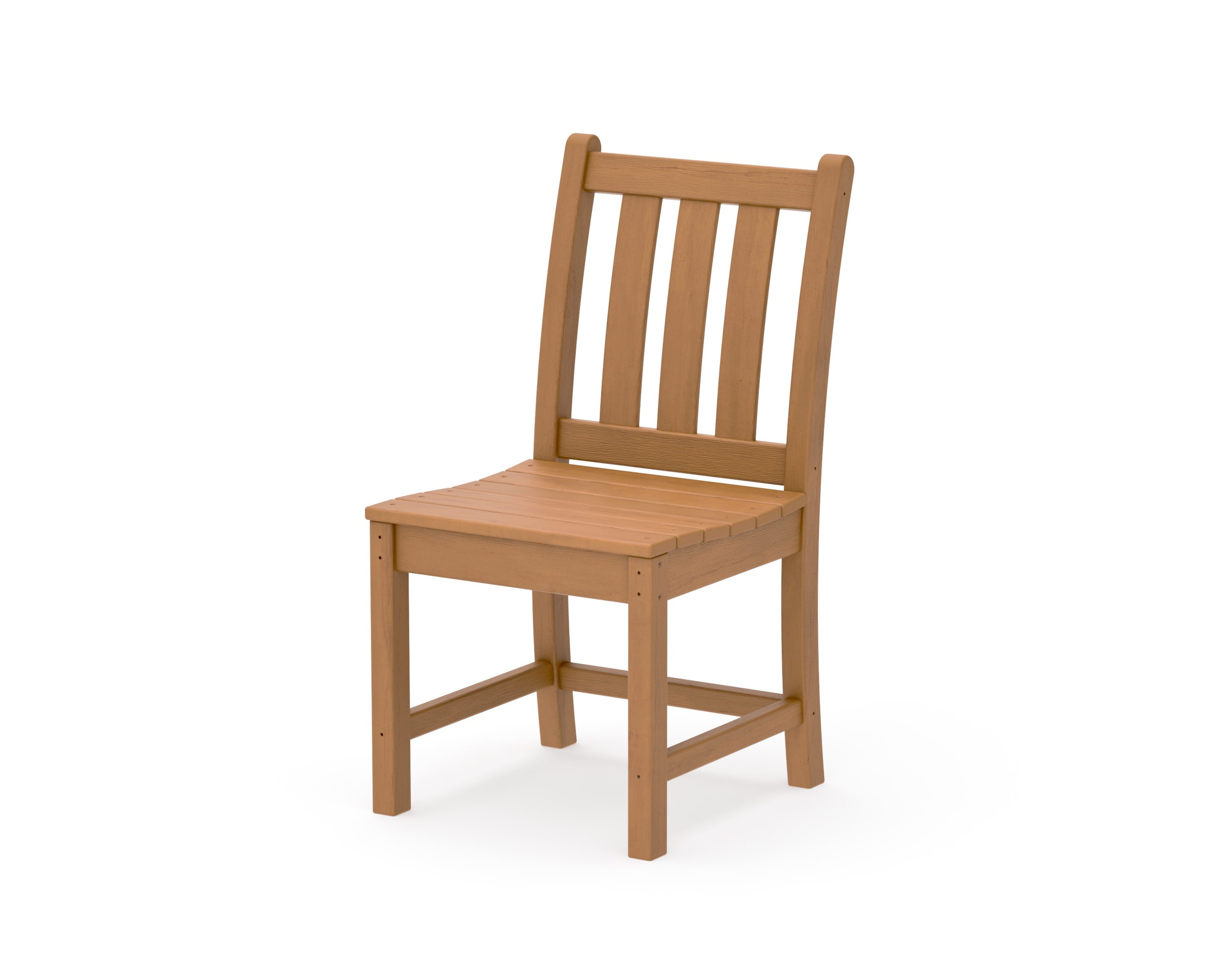 Traditional Garden Dining Side Chair in Natural