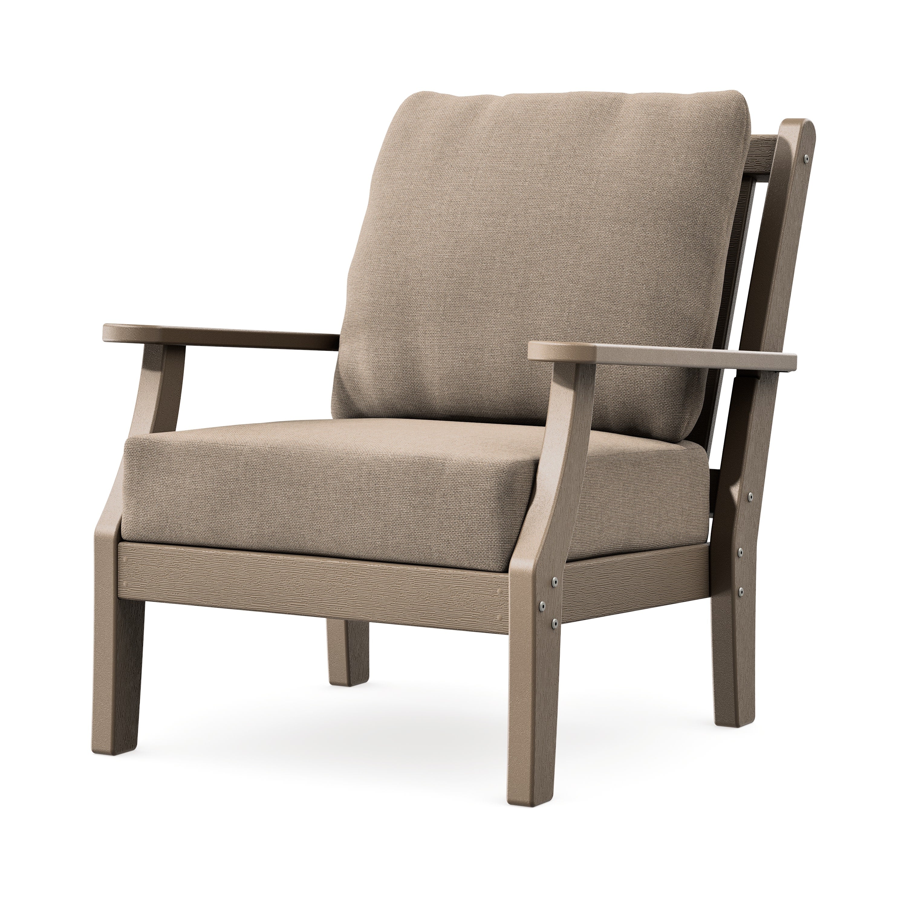 Wovendale Deep Seating Chair in Vintage Sahara / Spiced Burlap