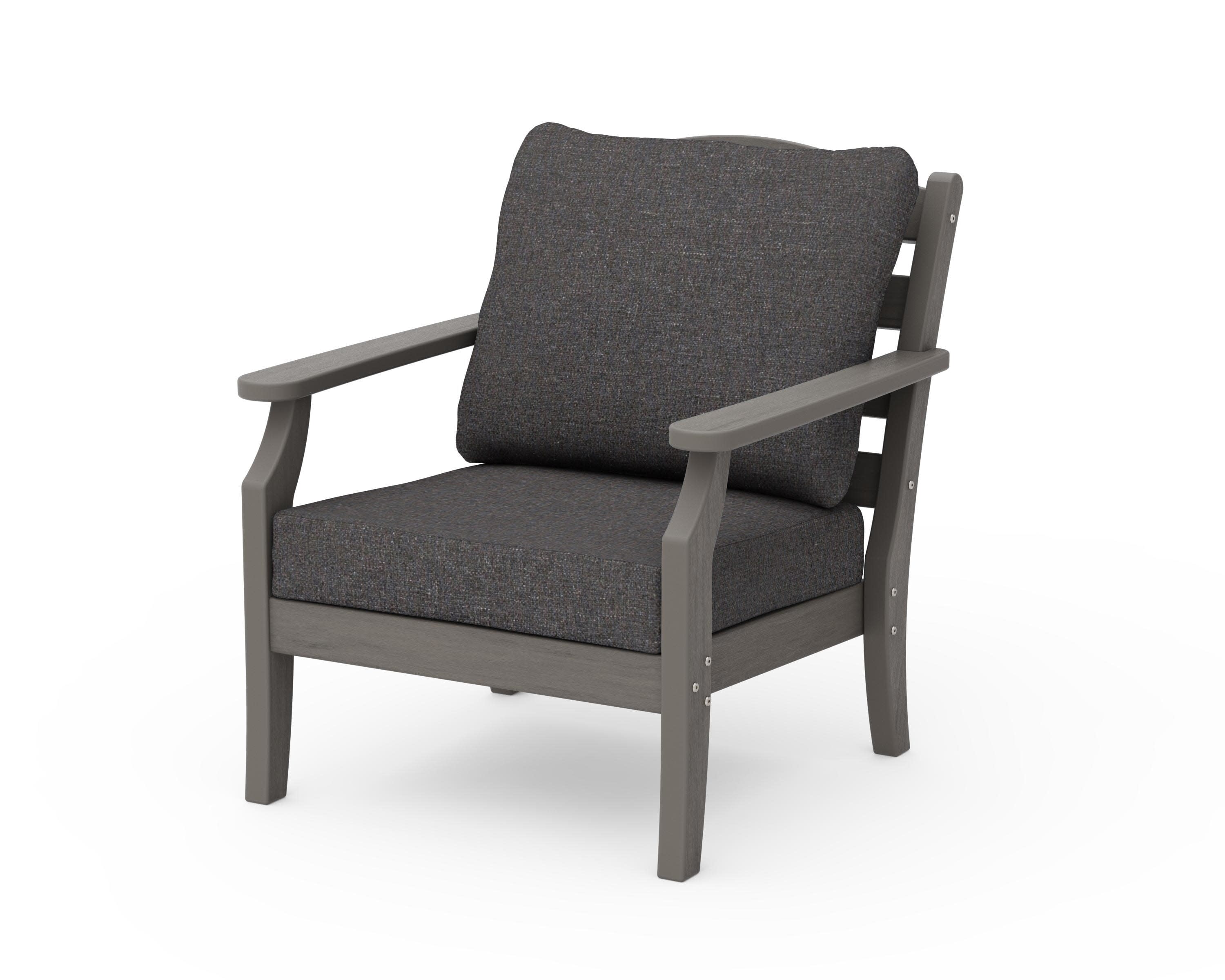 Savannah Deep Seating Chair in Driftwood / Ash Charcoal