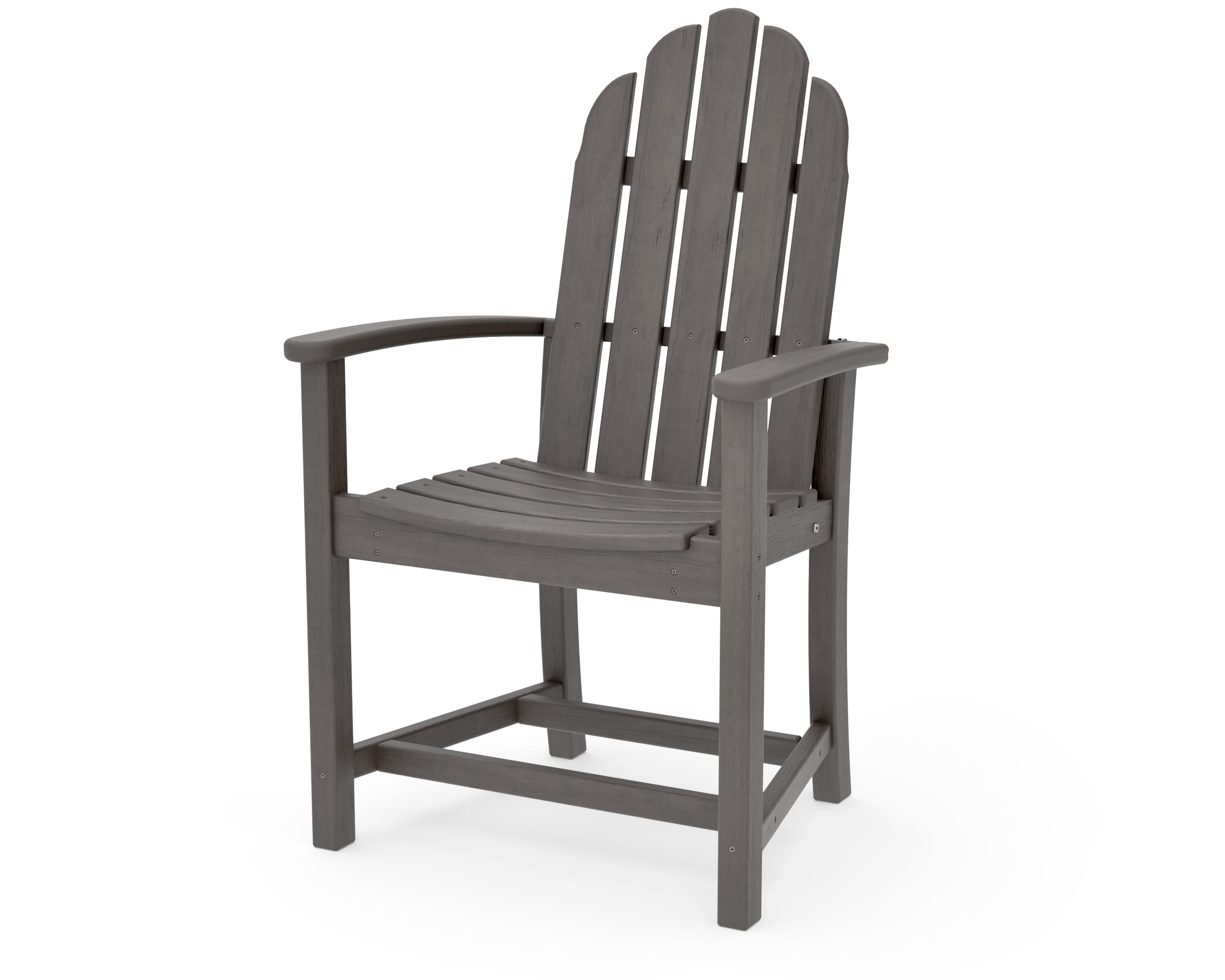 Classic Adirondack Dining Chair in Driftwood