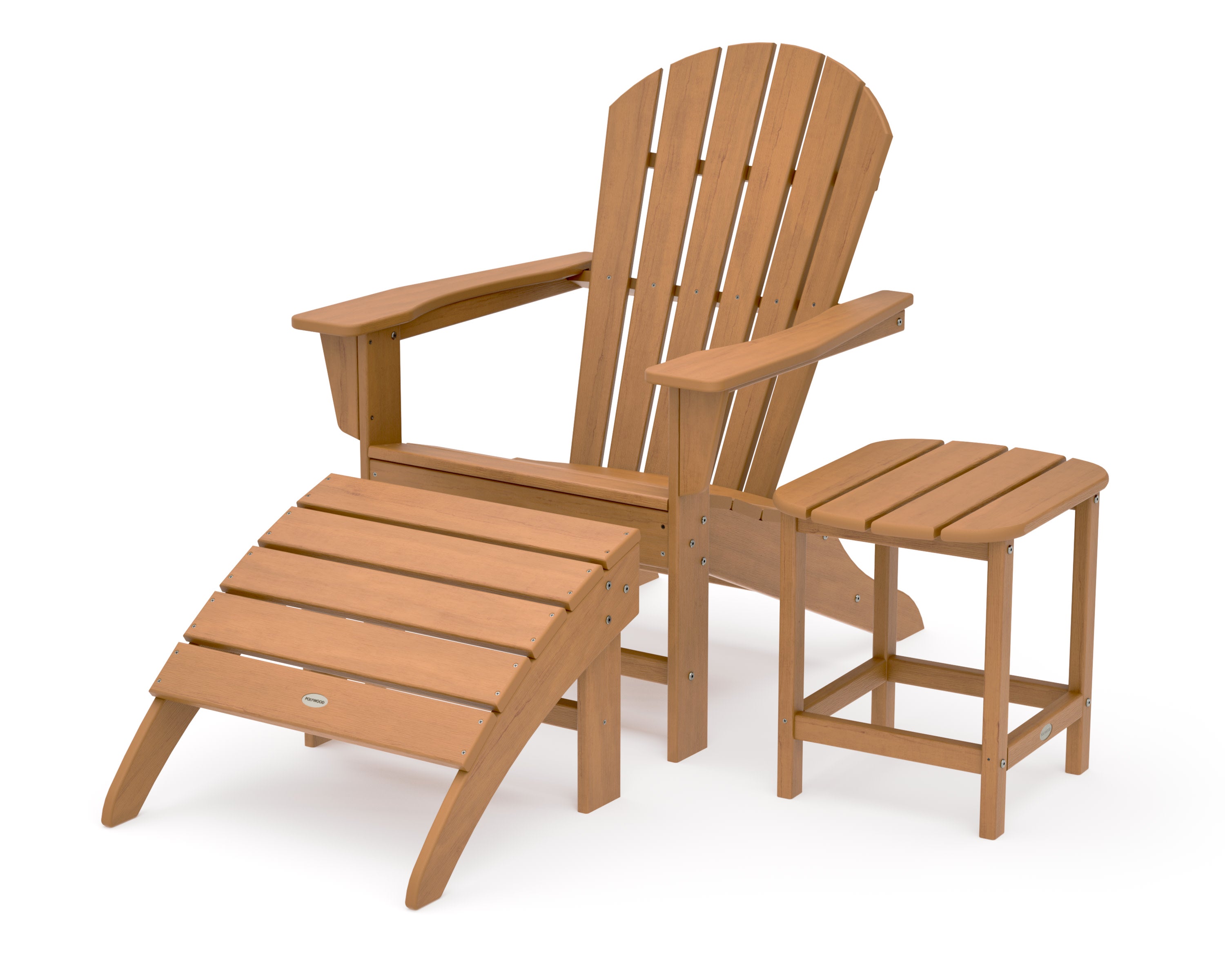 South Beach Adirondack 3-Piece Set in Natural