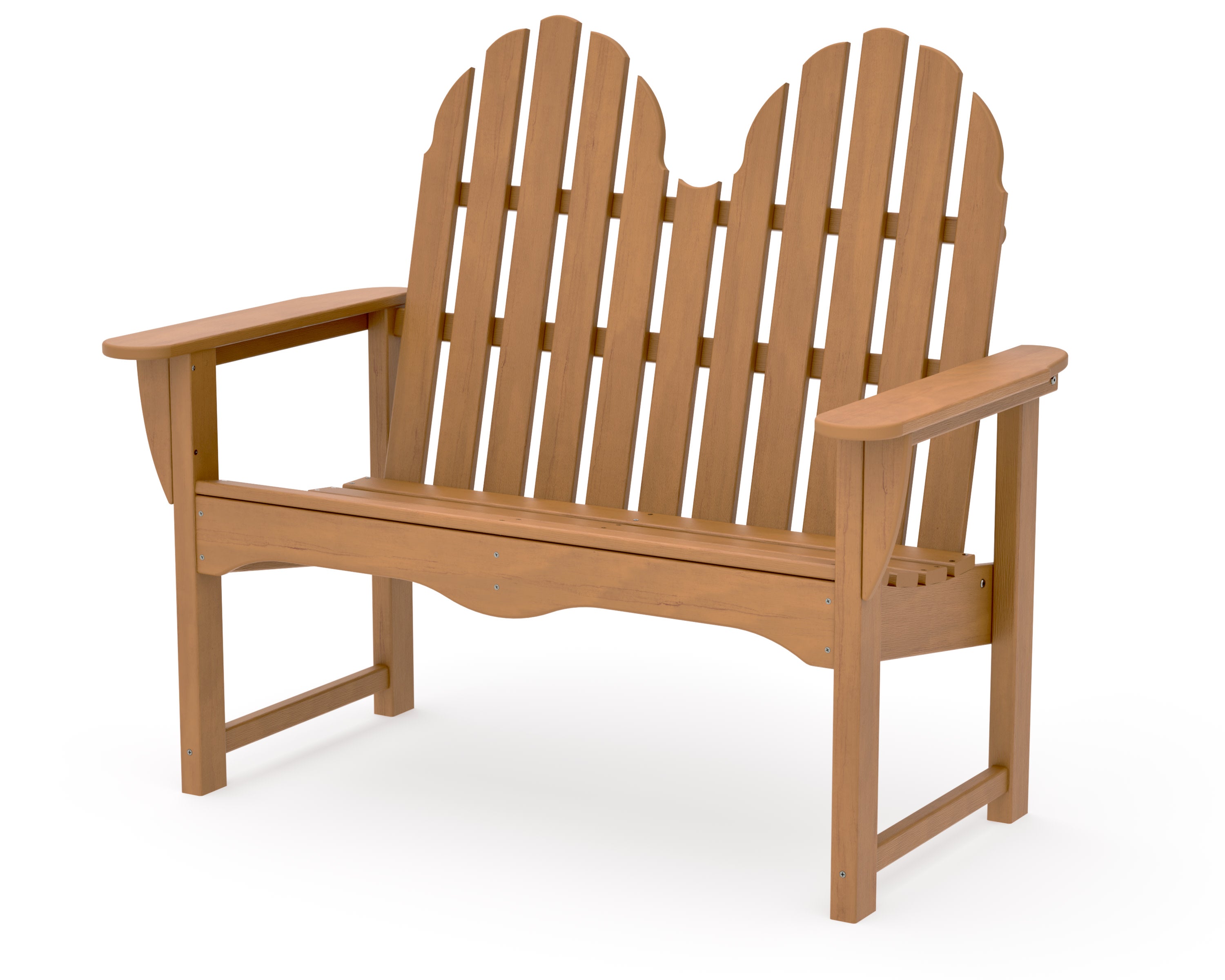 Classic Adirondack 48" Bench in Natural