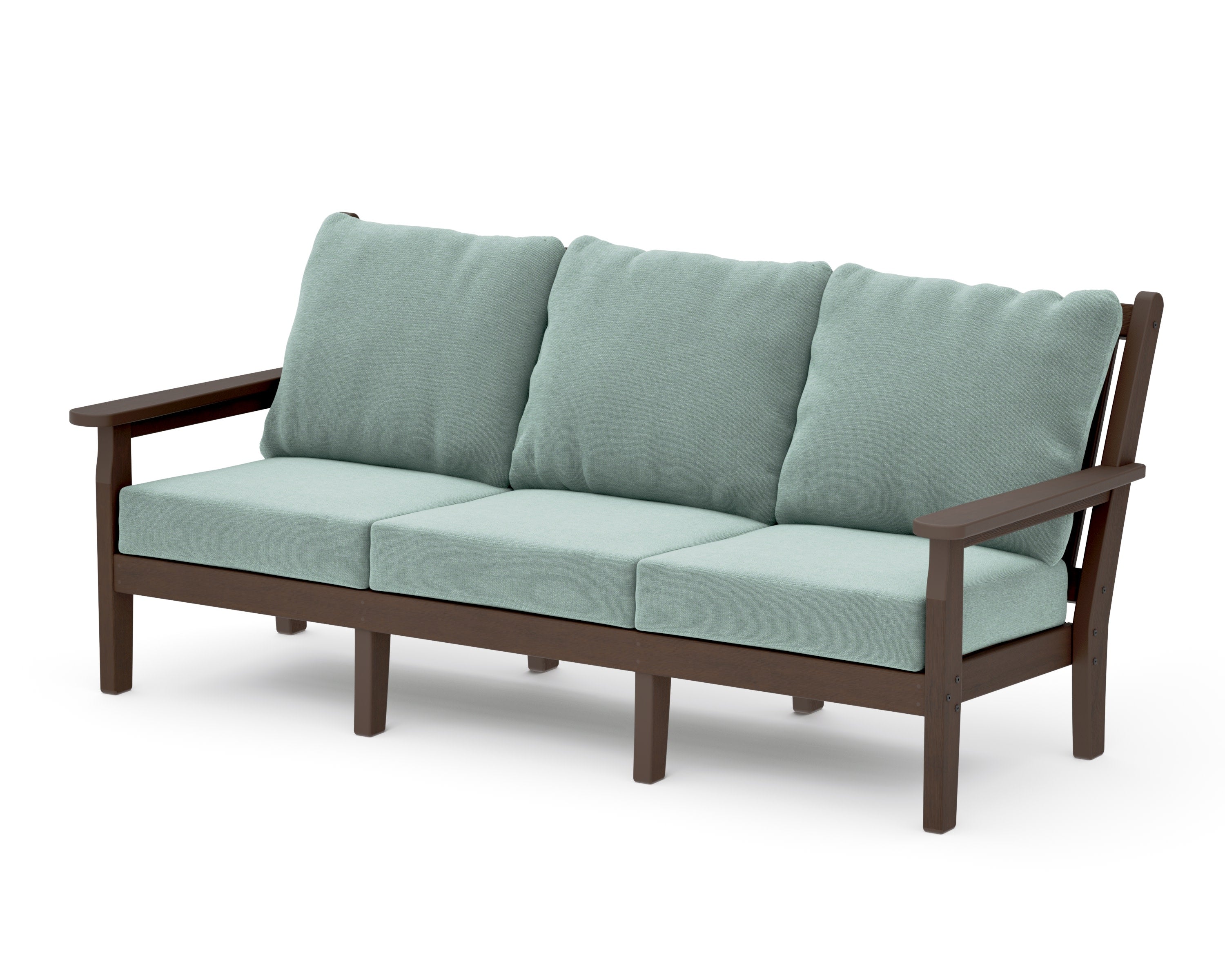 Chippendale Deep Seating Sofa in Kona / Glacier Spa