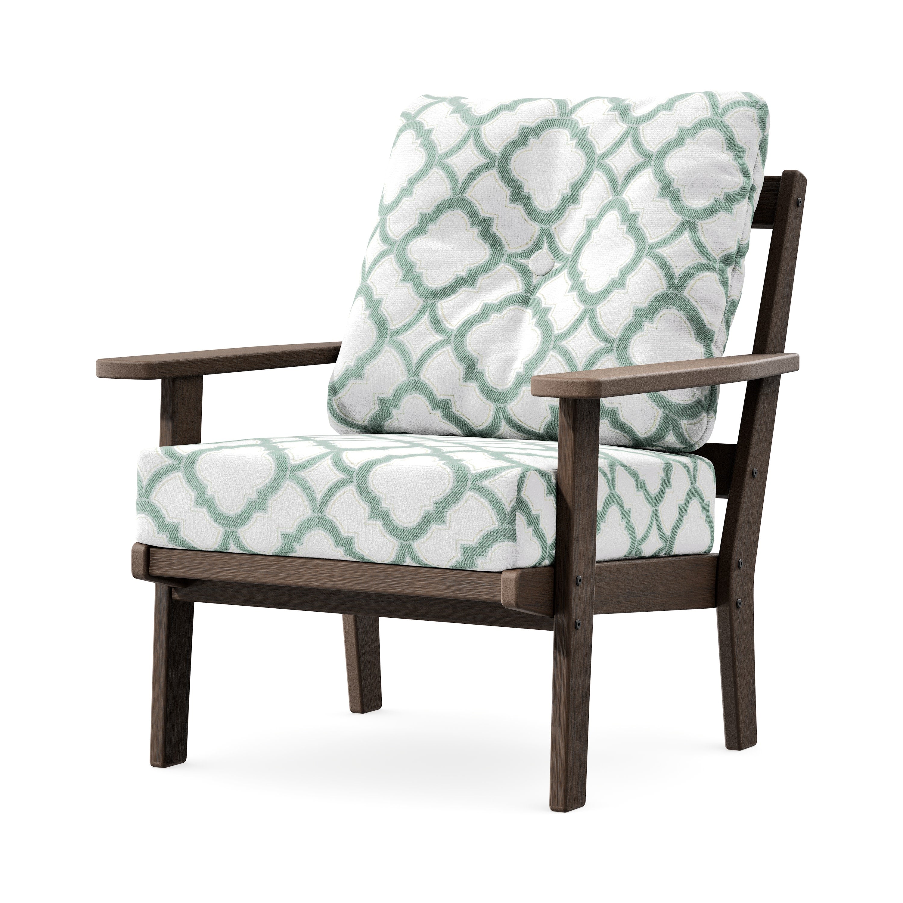 Prairie Deep Seating Chair in Kona / Trellis Glacier Spa