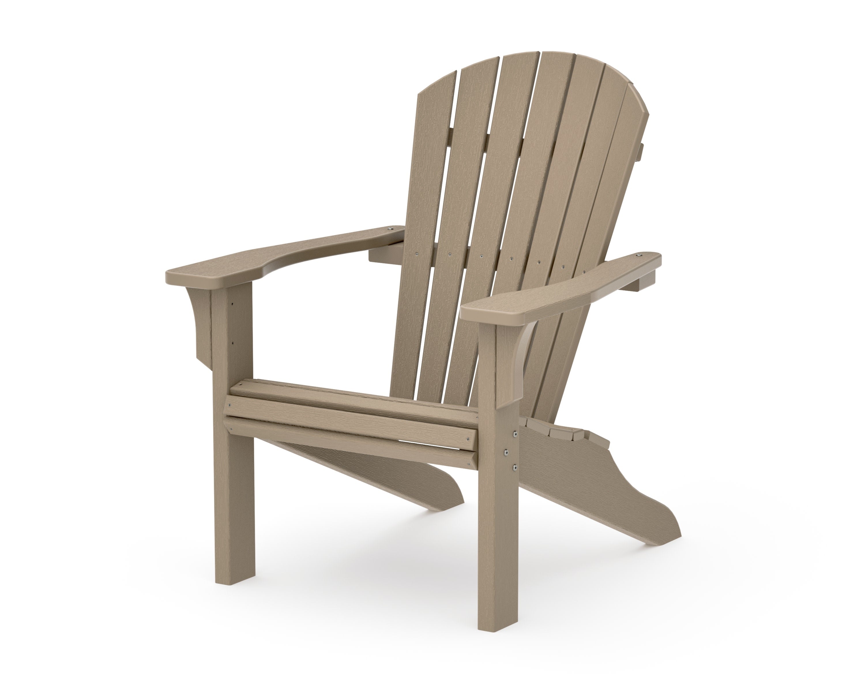 Seashell Adirondack in Vintage Sahara