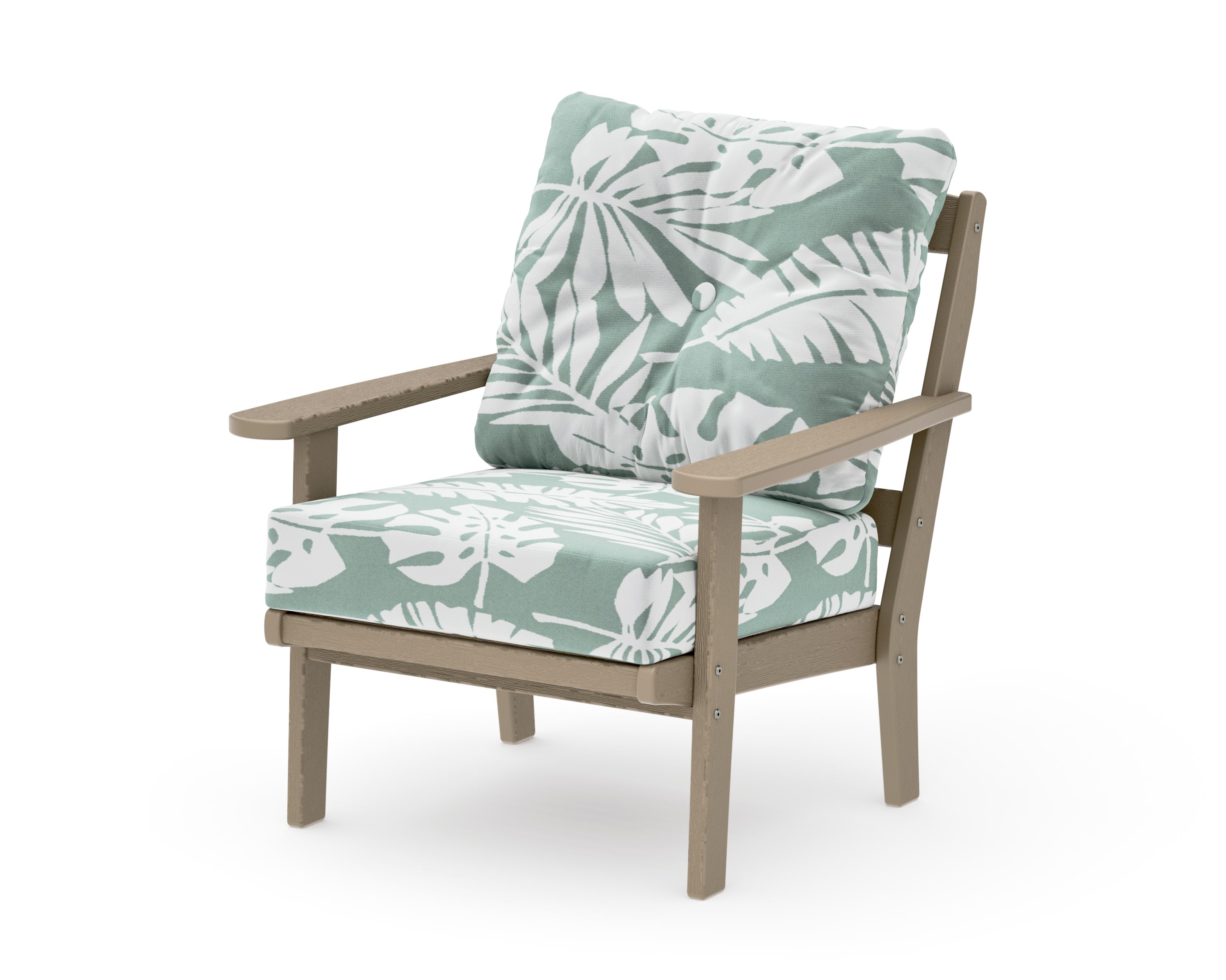 Mission Deep Seating Chair in Vintage Sahara / Leaf Glacier Spa