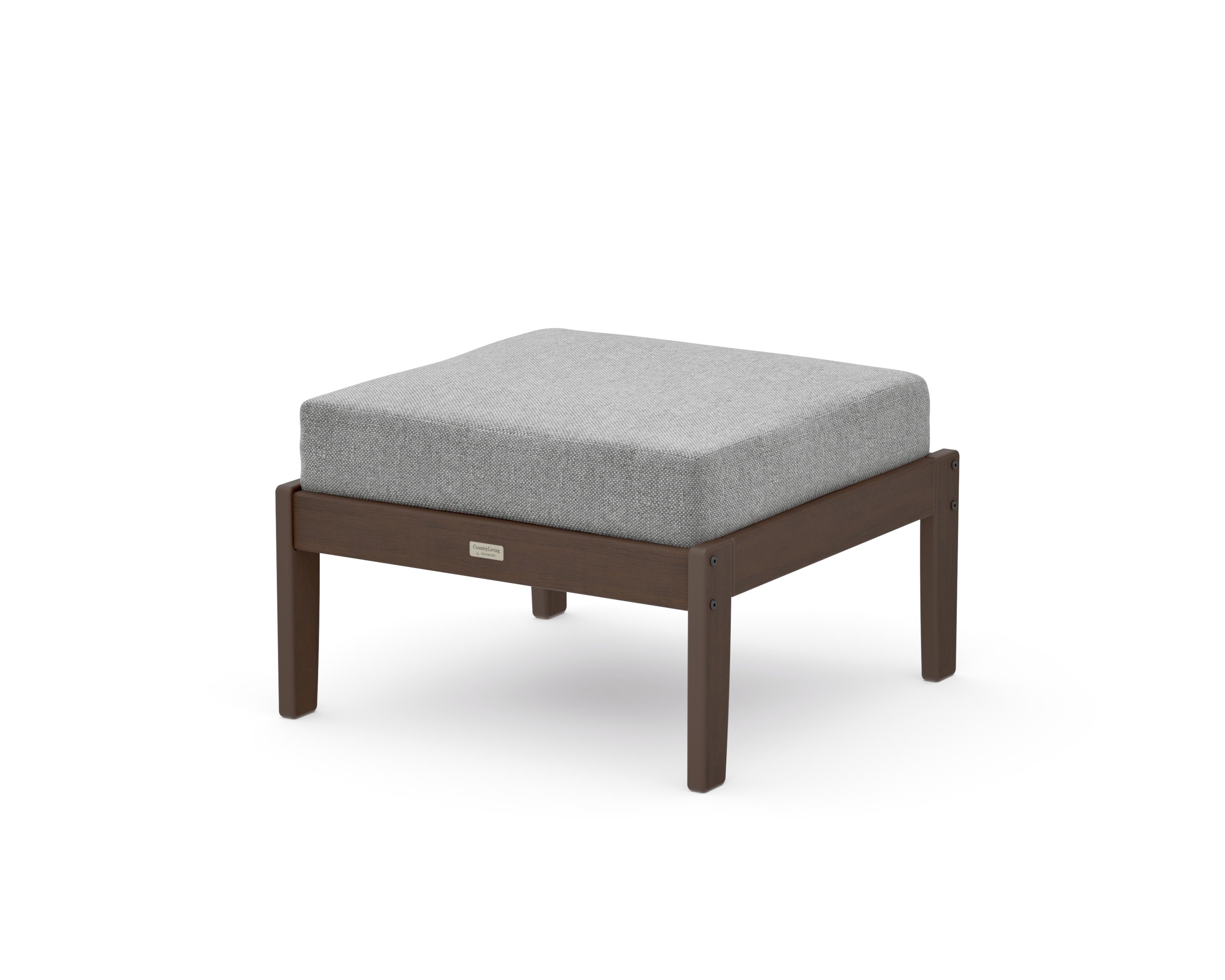 Cottage Deep Seating Ottoman in Kona / Grey Mist