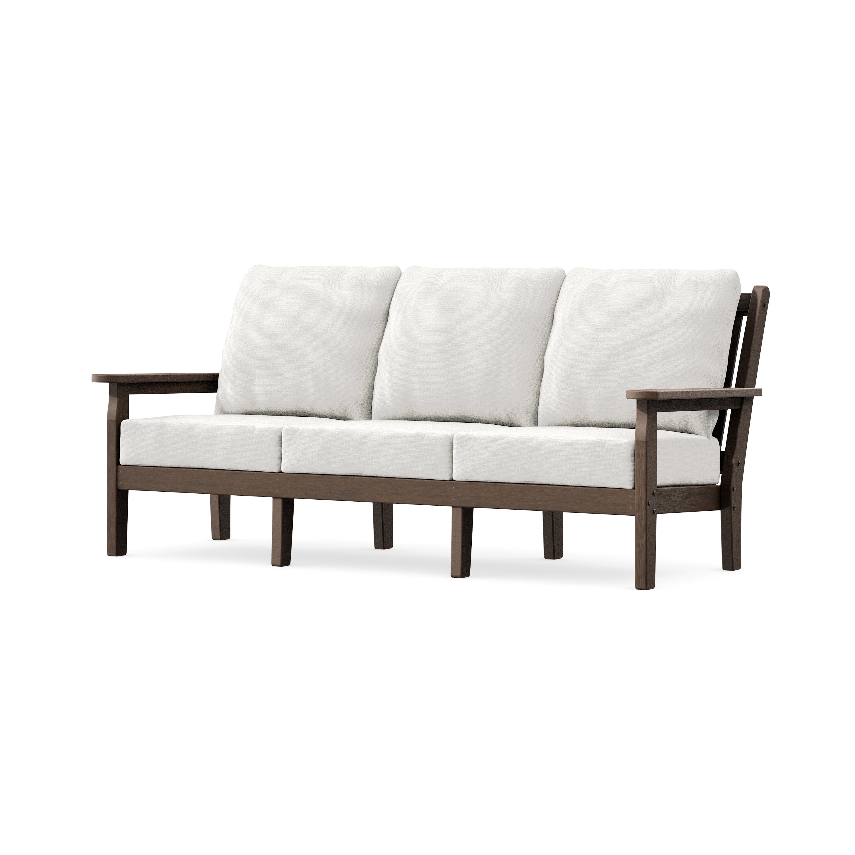 Chippendale Deep Seating Sofa in Kona / Natural Linen