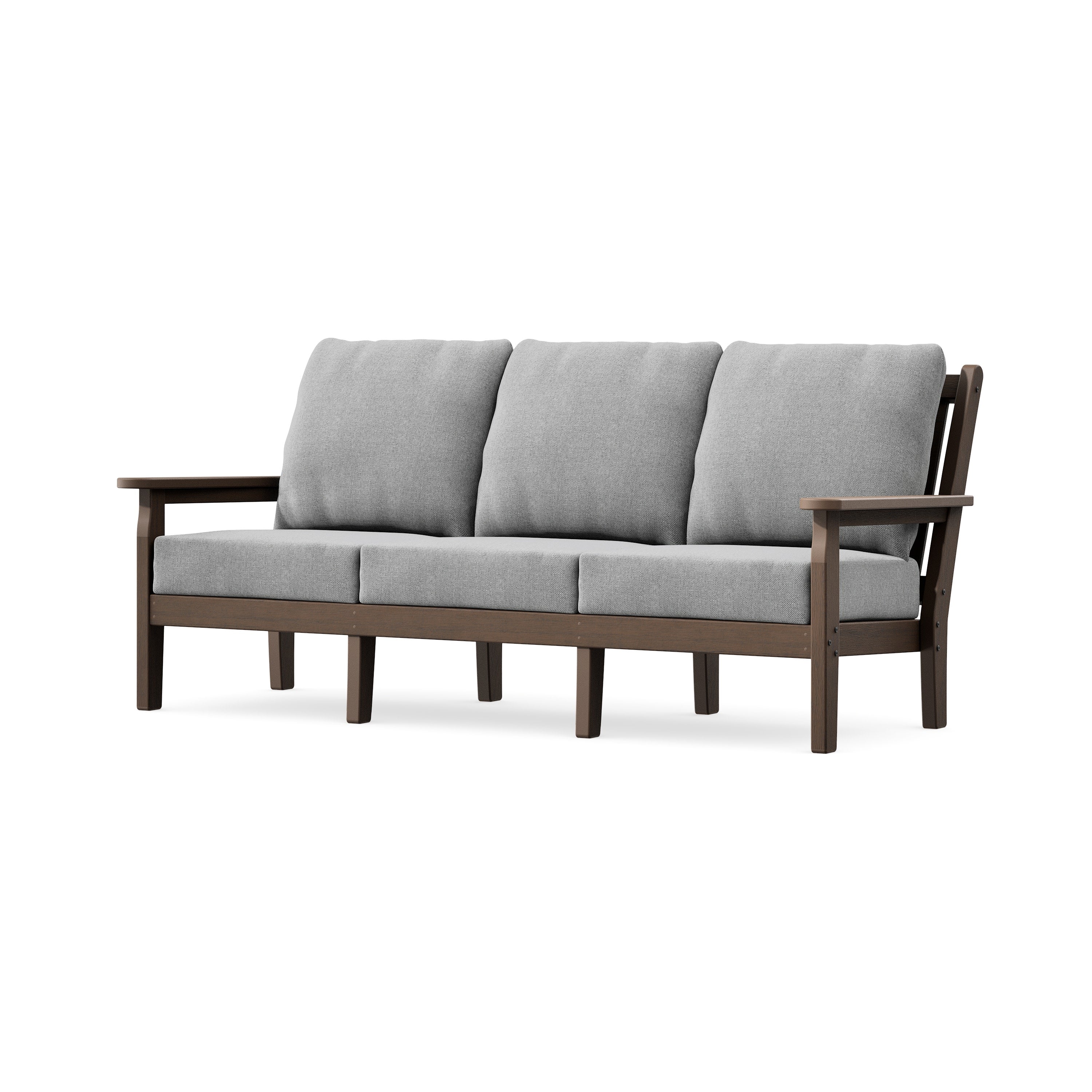 Chippendale Deep Seating Sofa in Kona / Grey Mist