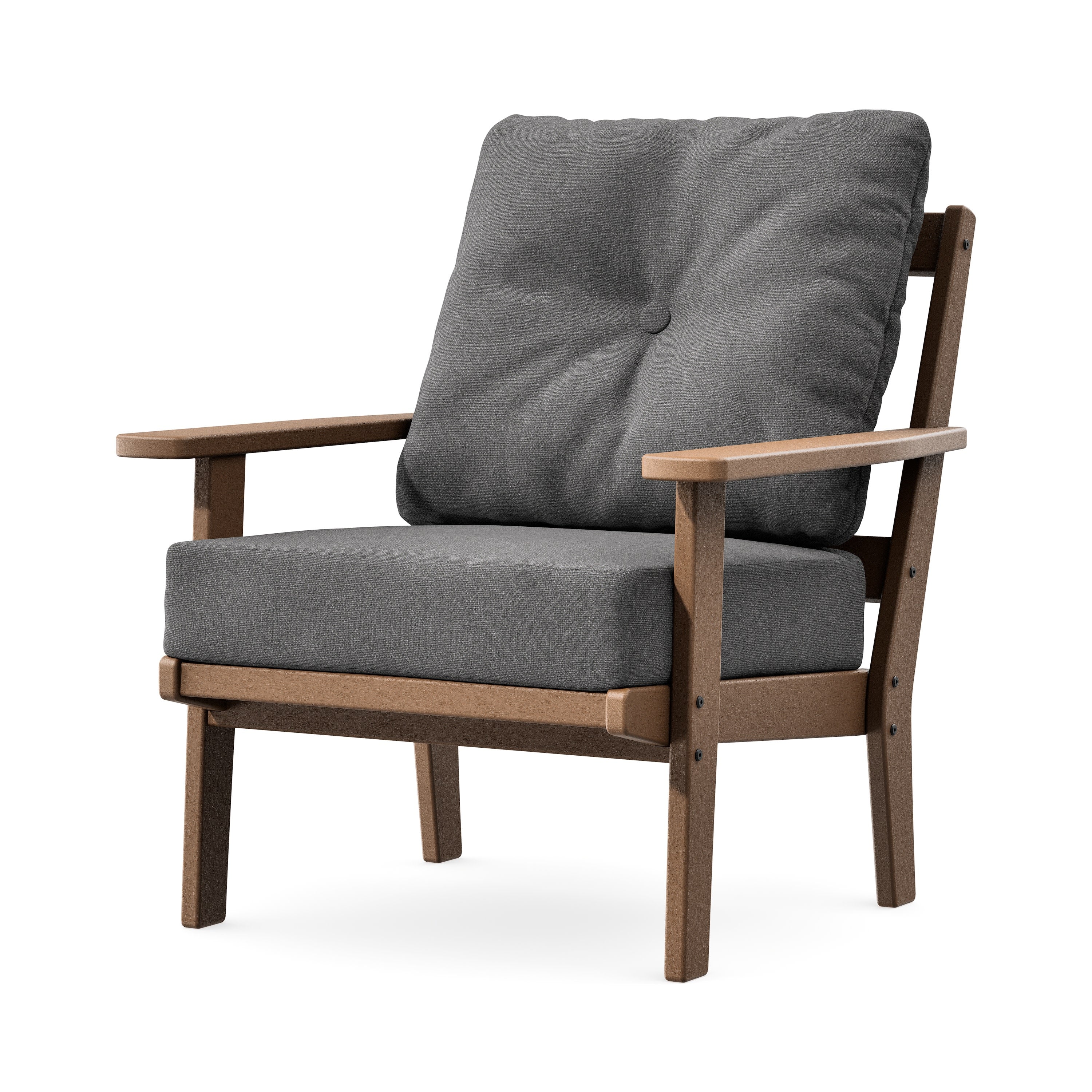 Prairie Deep Seating Chair in Teak / Ash Charcoal