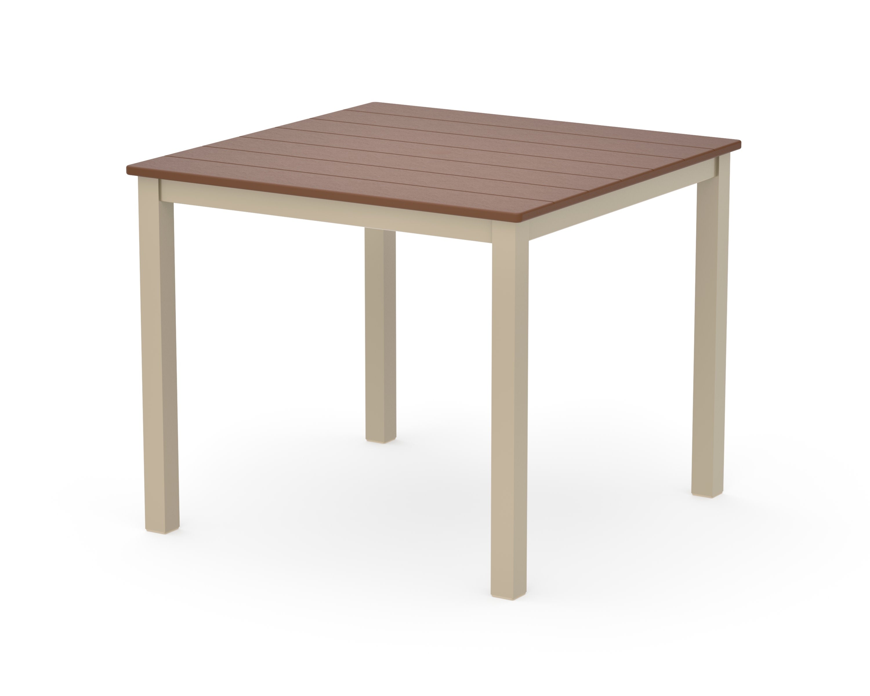 Main Street 36" x 36" Dining Table in Sand / Teak