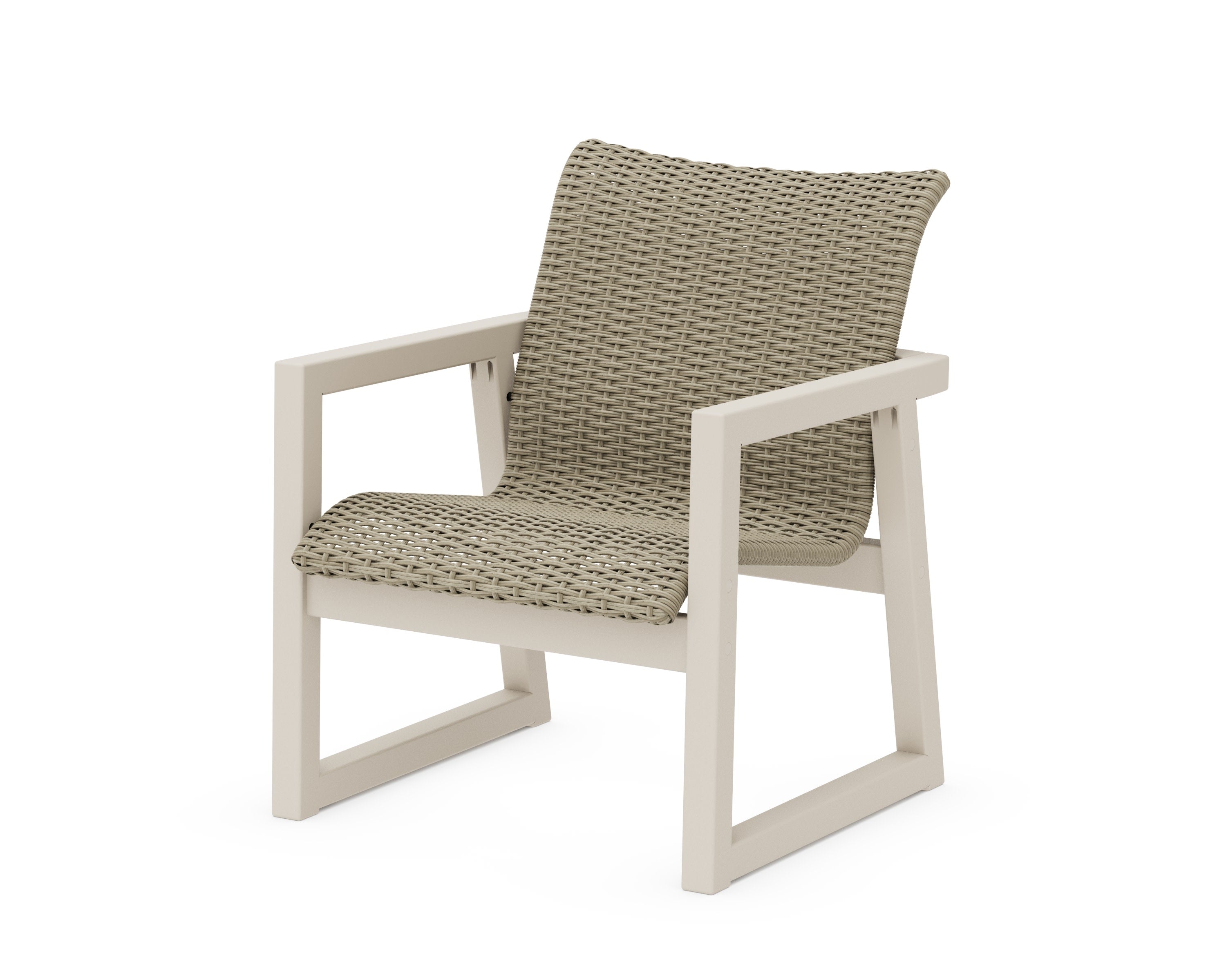 EDGE Woven Lounge Chair in Sand / Dune Grass