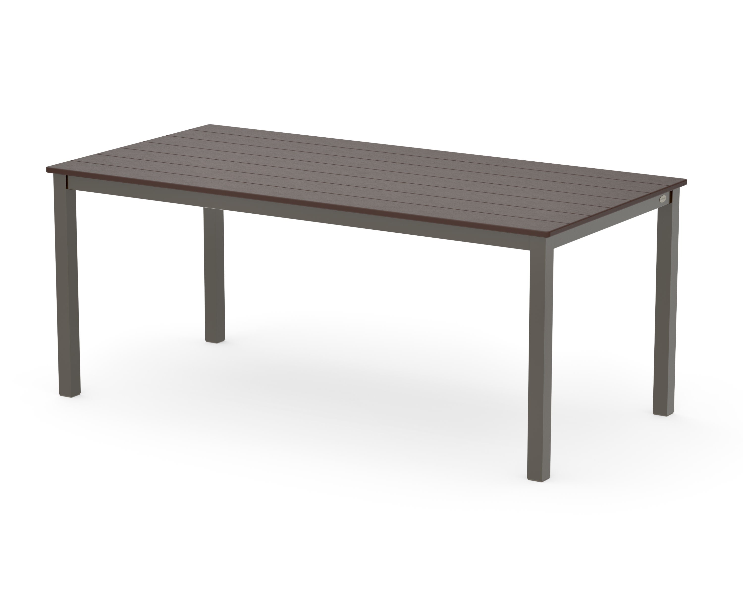 Main Street 36" x 72" Dining Table in Bronze / Mahogany