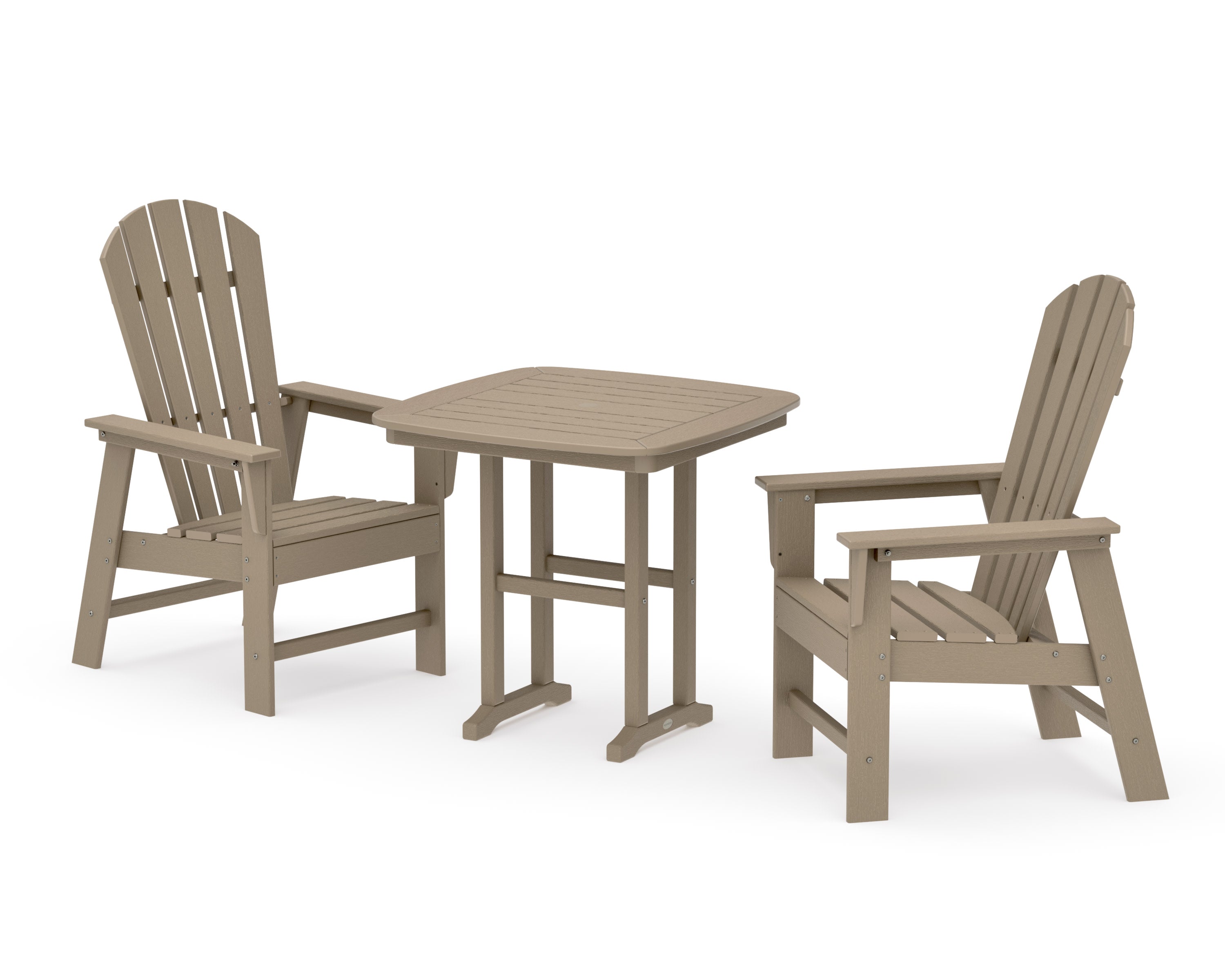 South Beach 3-Piece Dining Set in Vintage Sahara