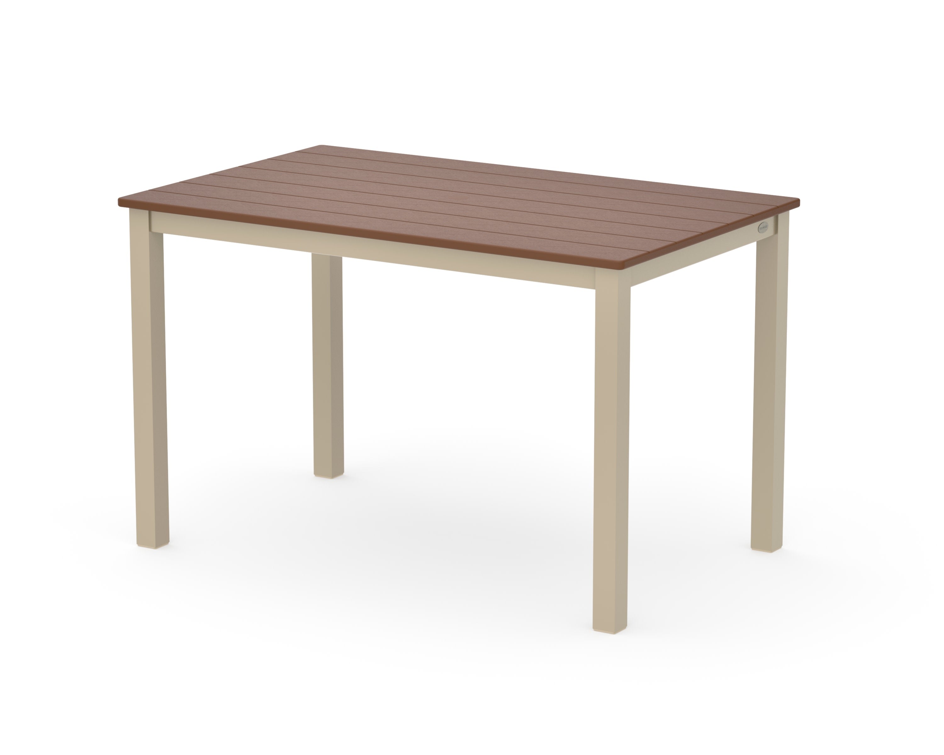 Main Street 30 x 48 Dining Table in Sand / Teak