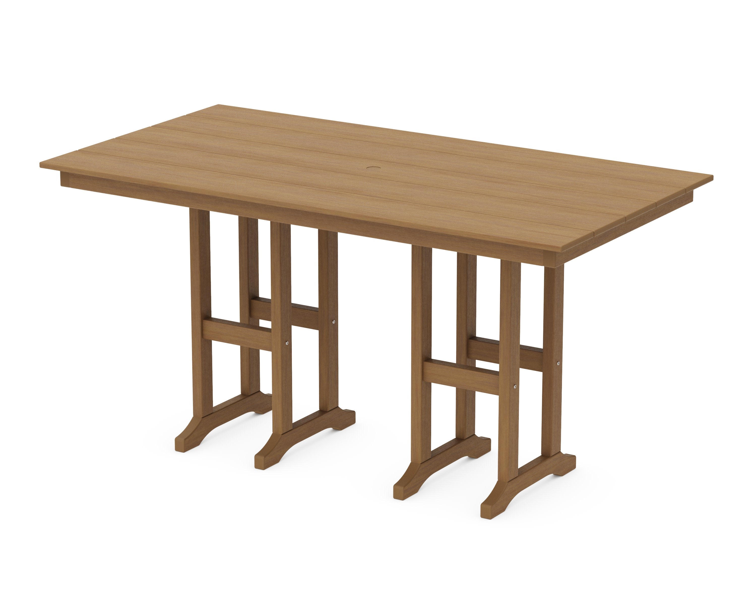 Farmhouse 37" x 72" Counter Table in Natural