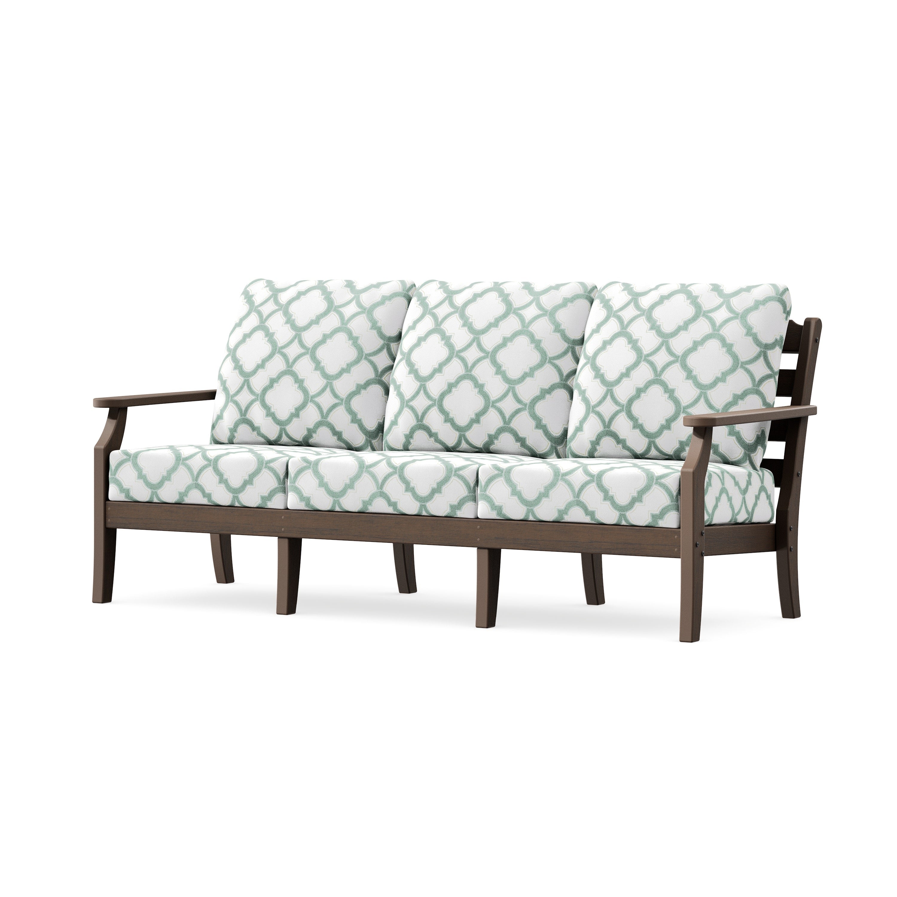 Savannah Deep Seating Sofa in Kona / Trellis Glacier Spa