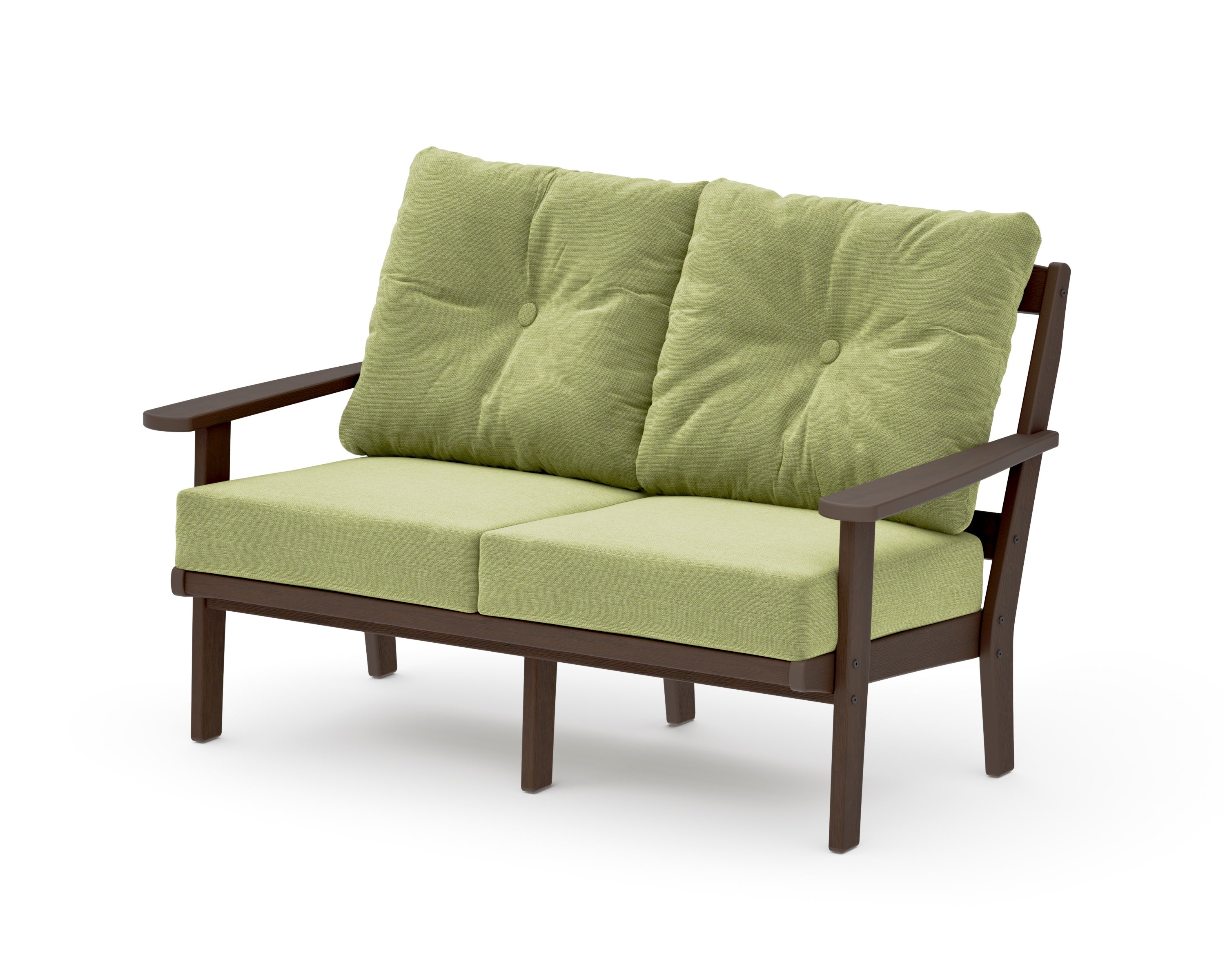 Mission Deep SeatingLoveseat in Kona / Chartreuse Boucle