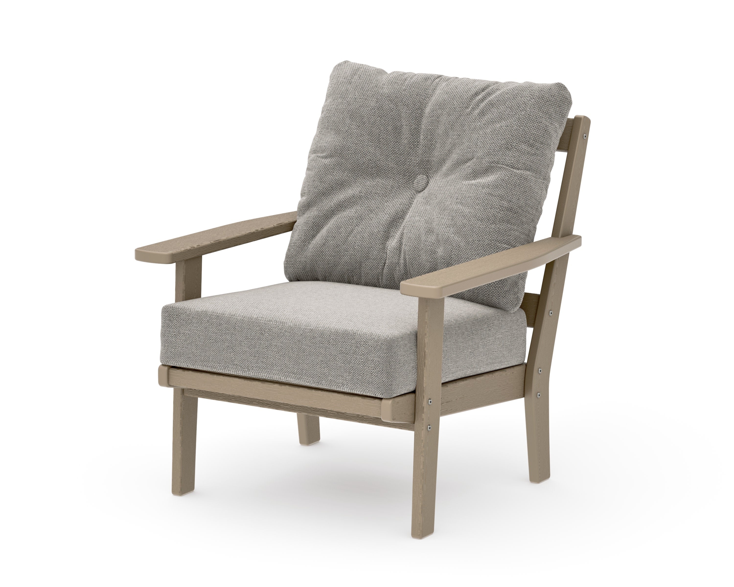 Prairie Deep Seating Chair in Vintage Sahara / Weathered Tweed