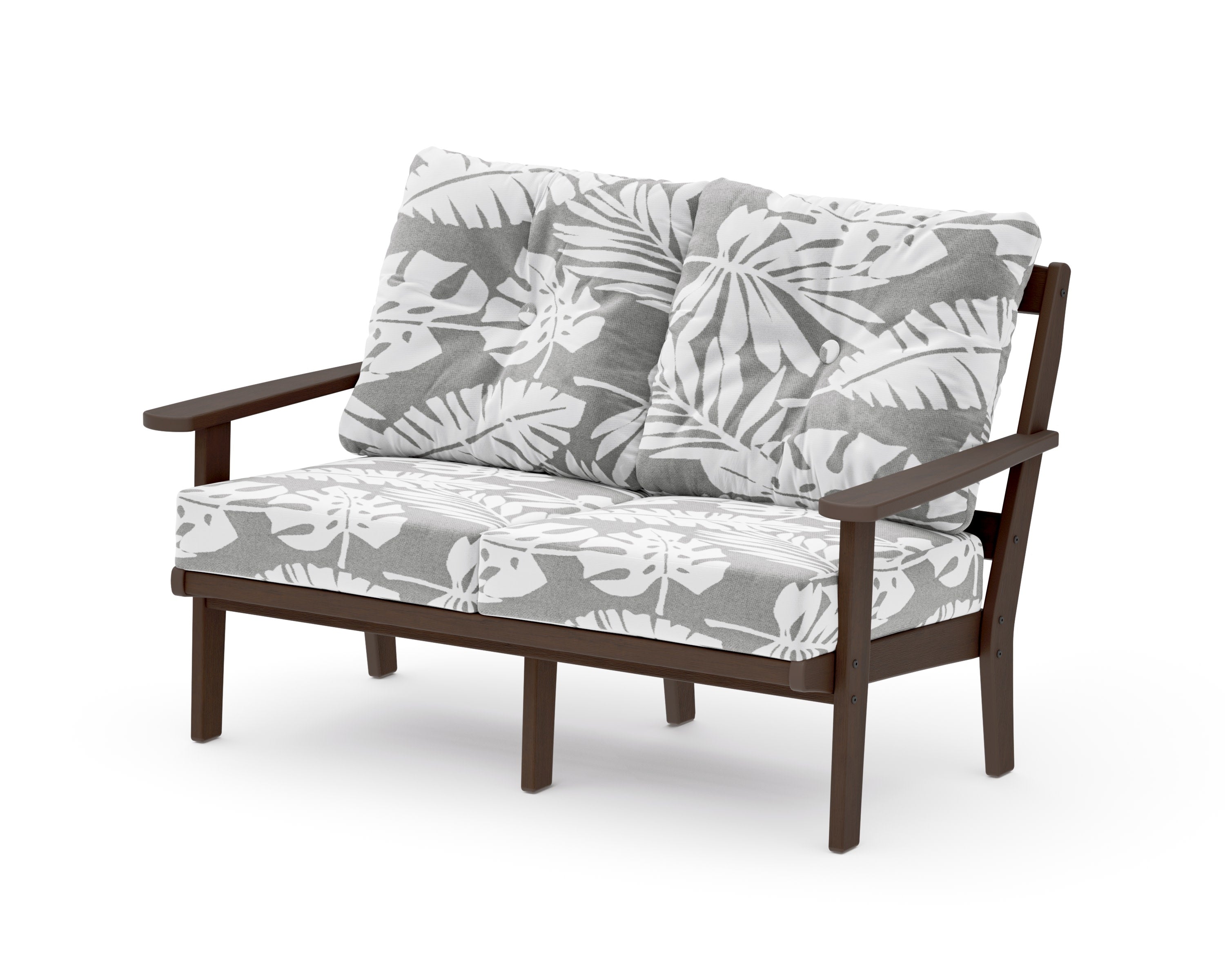 Mission Deep SeatingLoveseat in Kona / Leaf Grey Mist