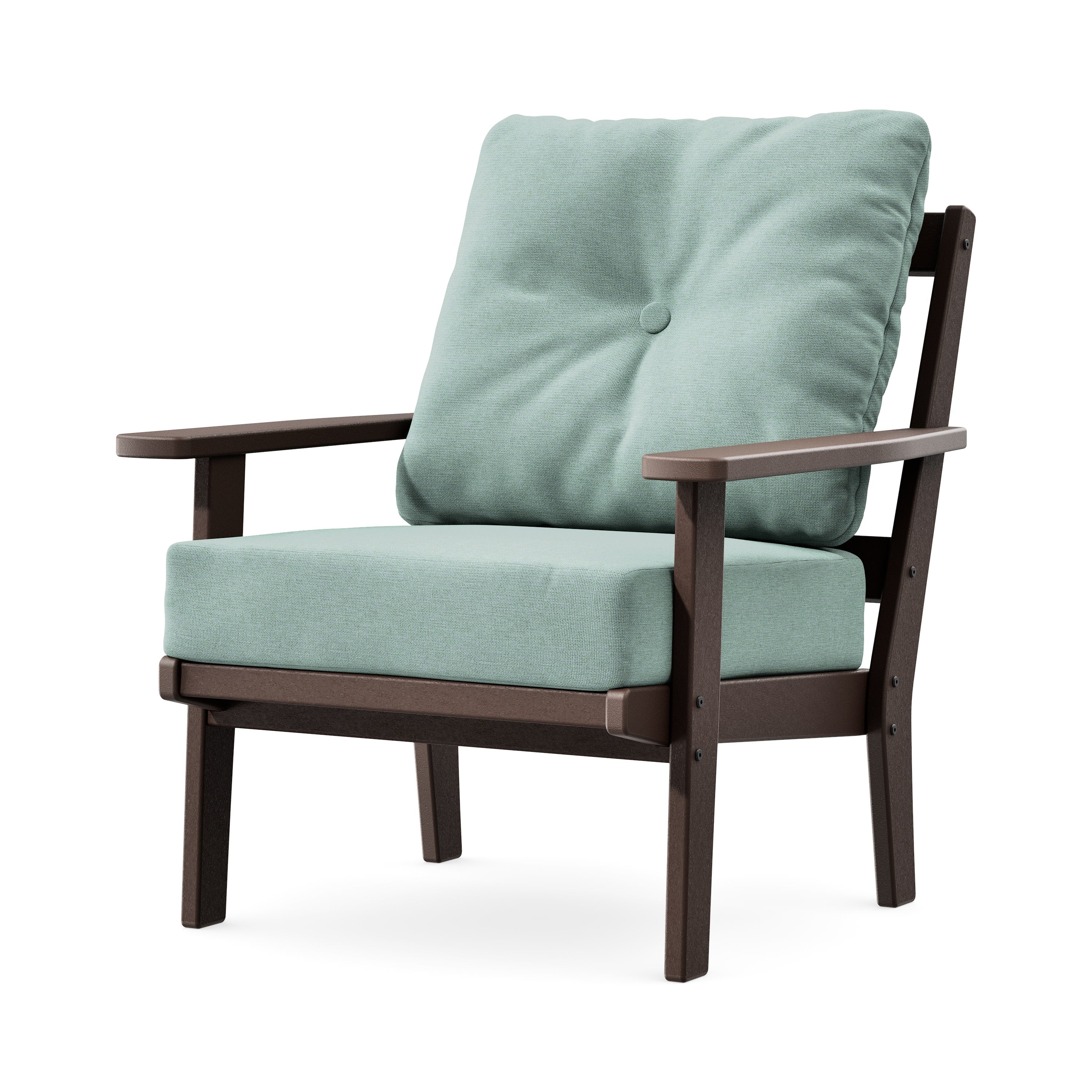 Prairie Deep Seating Chair in Mahogany / Glacier Spa