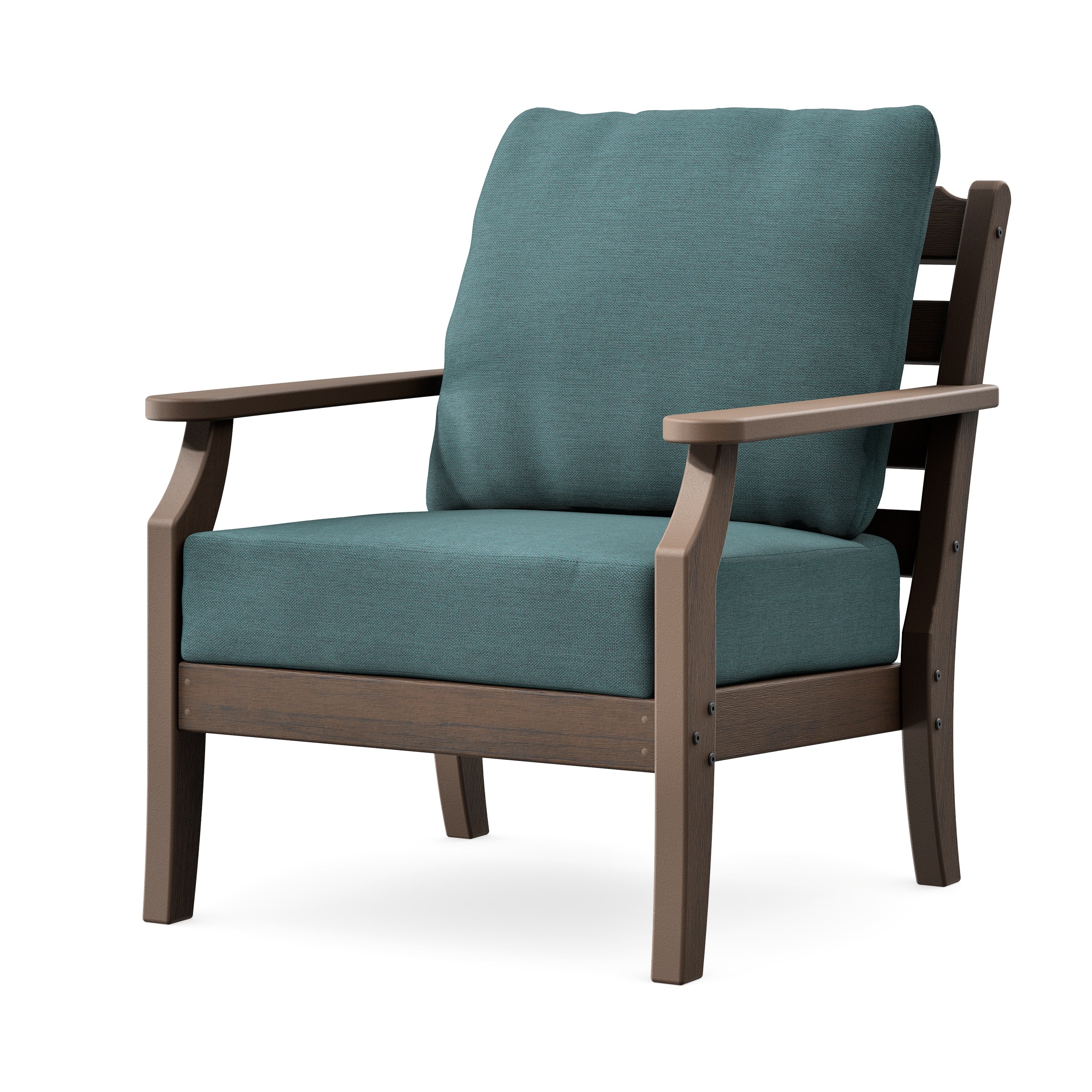 Savannah Deep Seating Chair in Kona / Ocean Teal