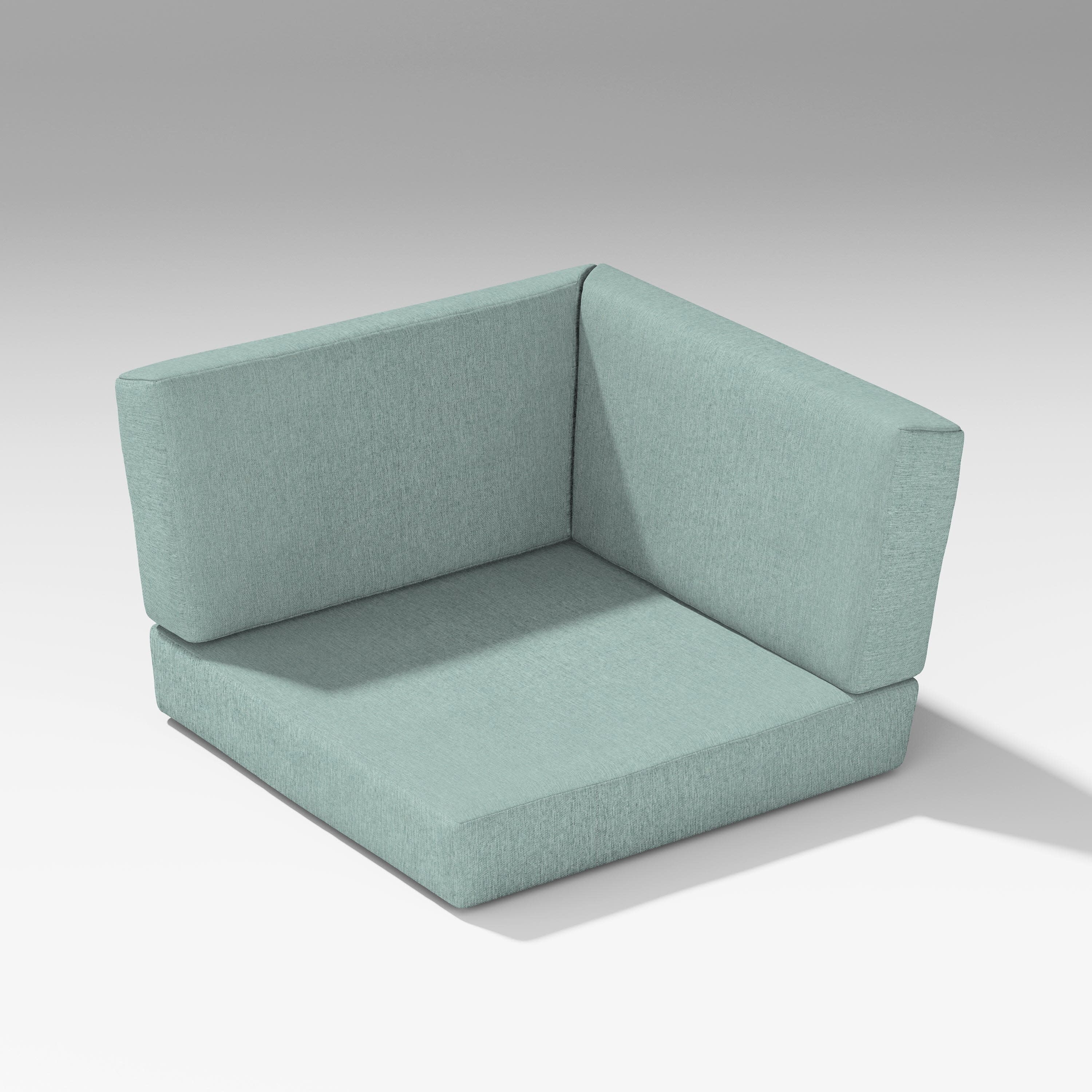 Latitude Corner Seat Cushion in Glacier Spa