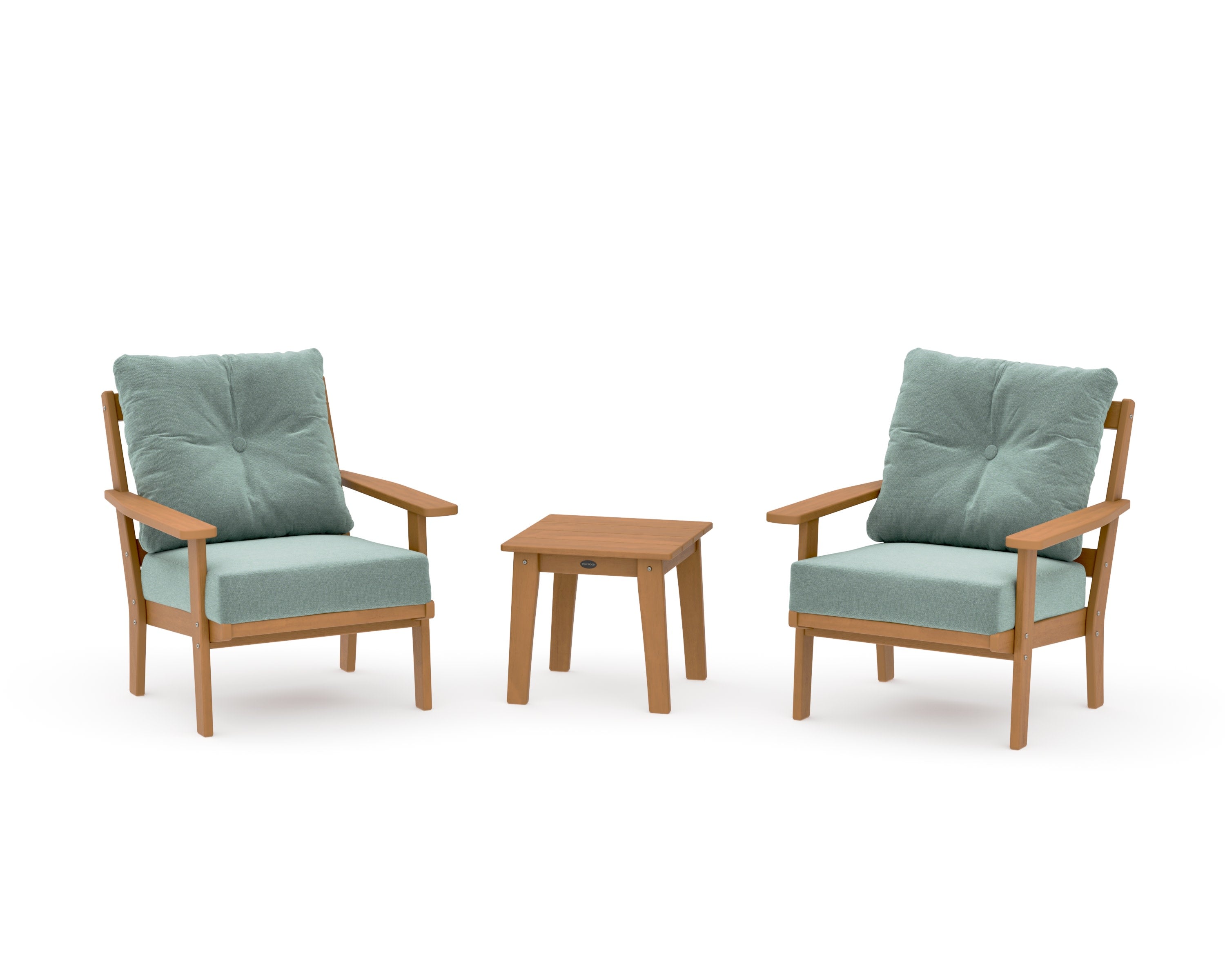 Oxford 3-Piece Deep Seating Set in Natural / Glacier Spa