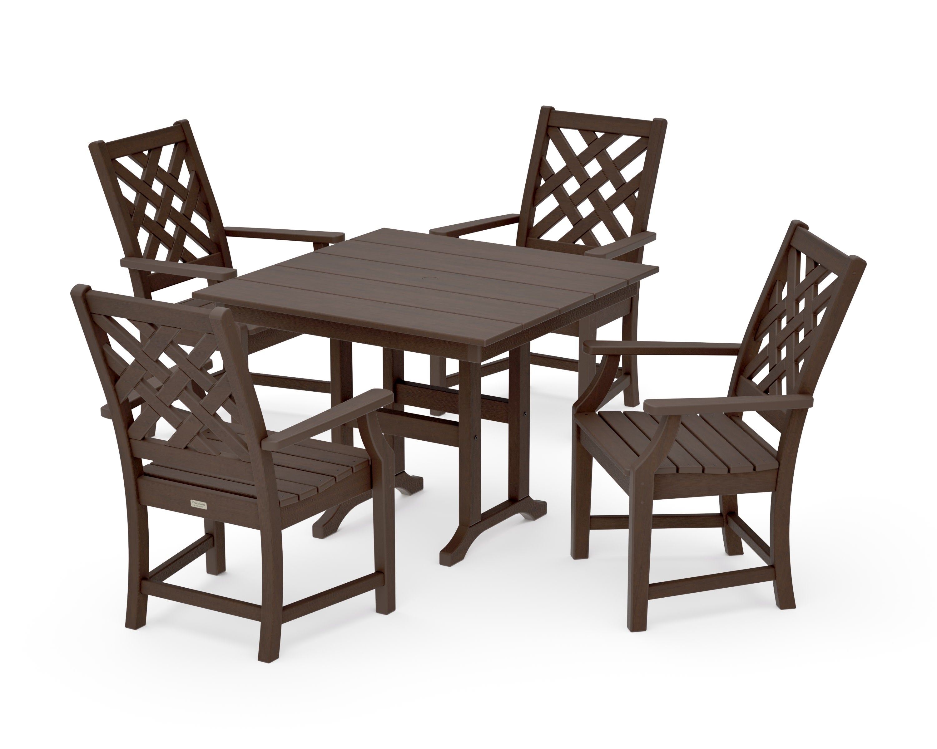 Wovendale 5-Piece Farmhouse Dining Set in Kona